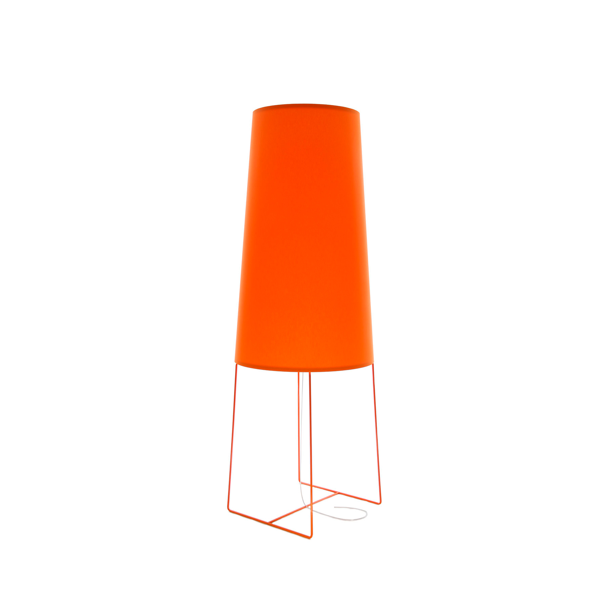 frauMaier // FatSophie StDim - Floor lamp, orange, foot switch, with StDim