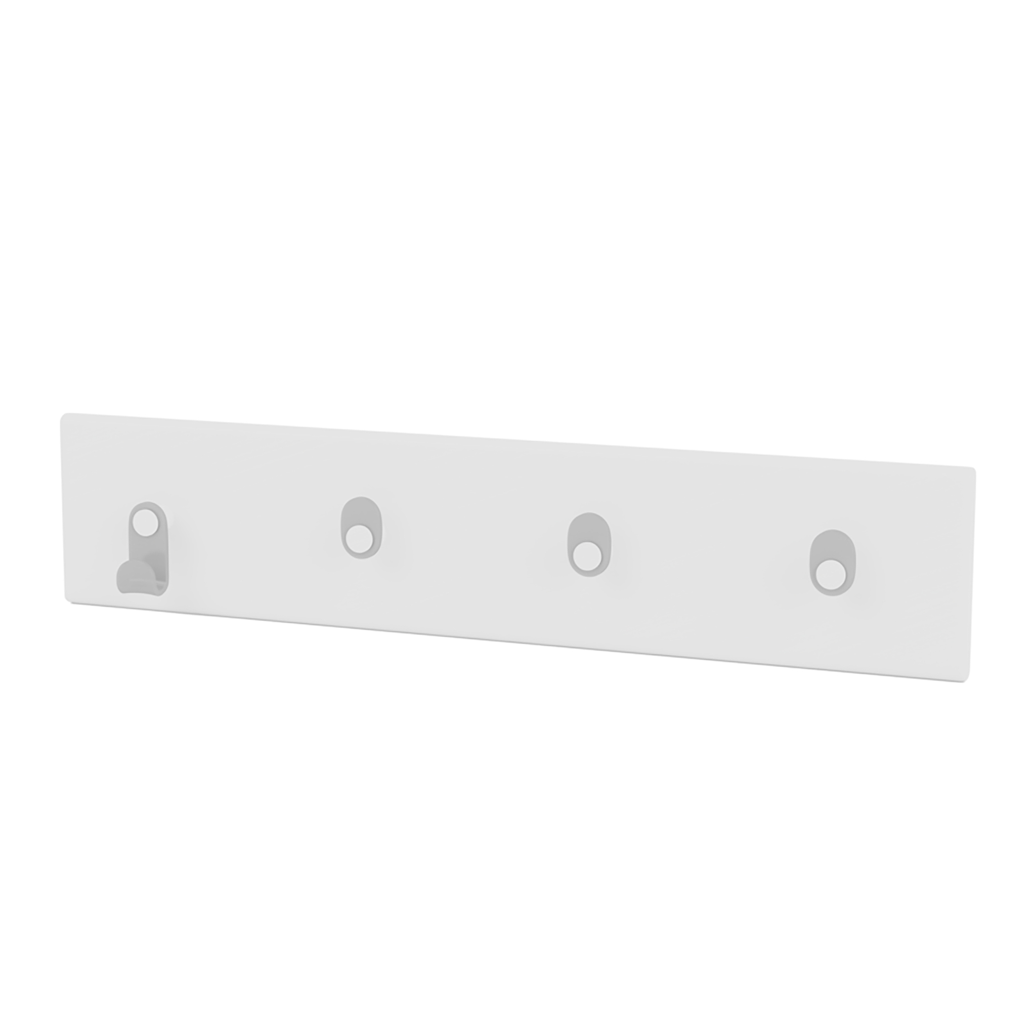 MONTANA // K812 - HOOK RAIL WITH FOUR BUTTONS | 101 NEW WHITE