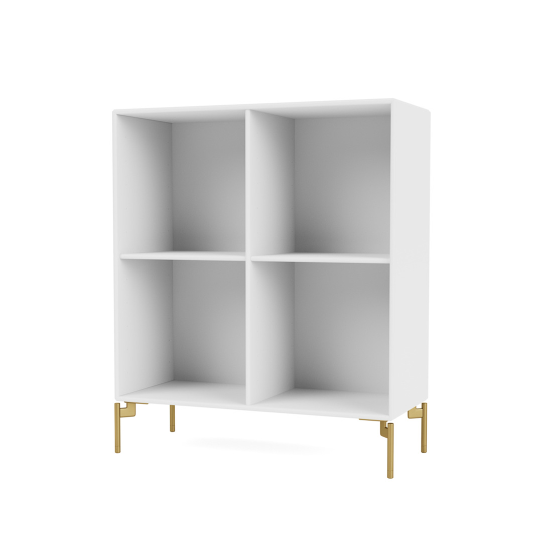 MONTANA // SHOW - OPEN BOOKSHELF | SNOW | LEG COLOR BRASS