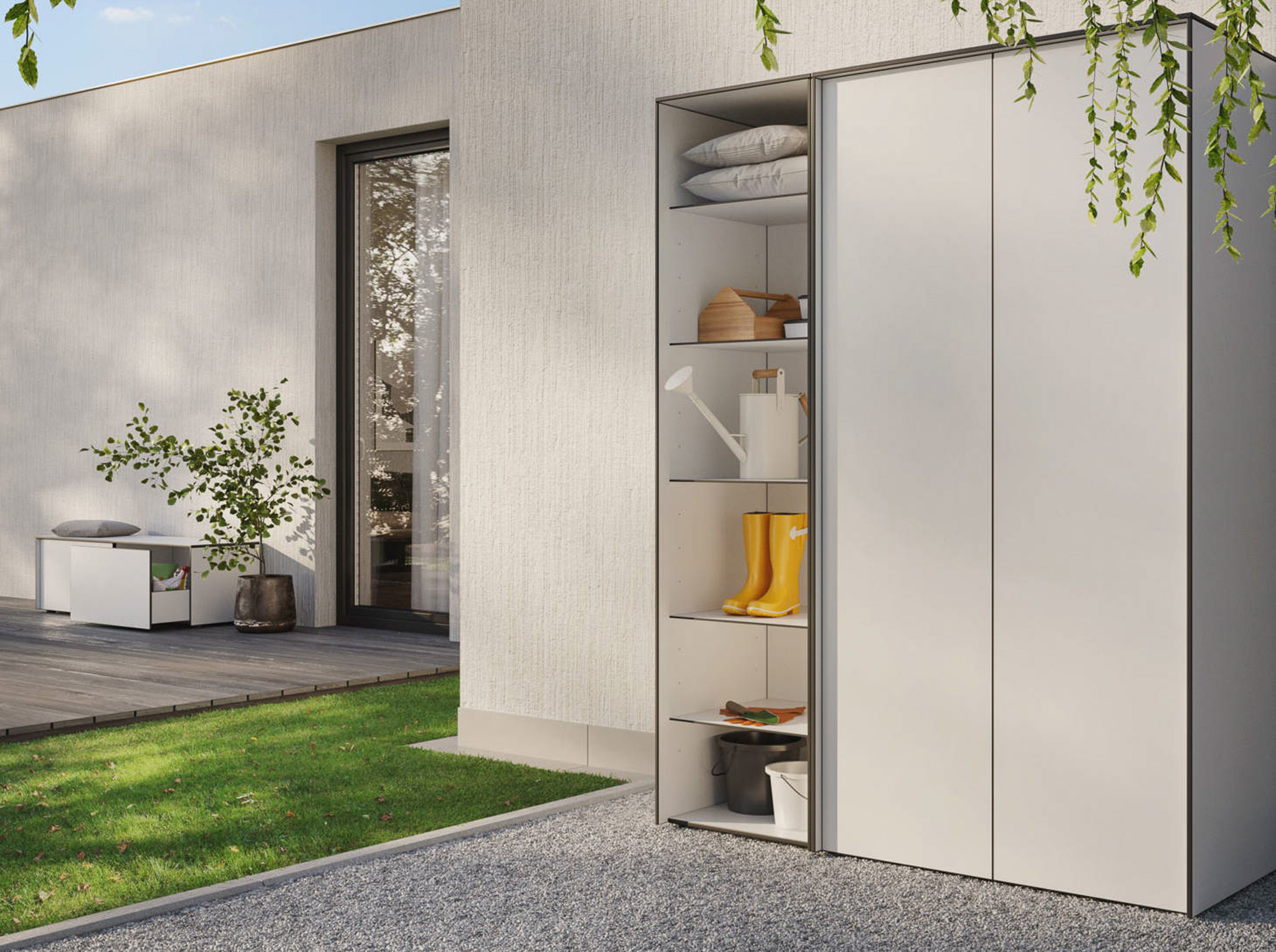 CONMOTO // ORDO - GARDEN CABINET | TAUPE