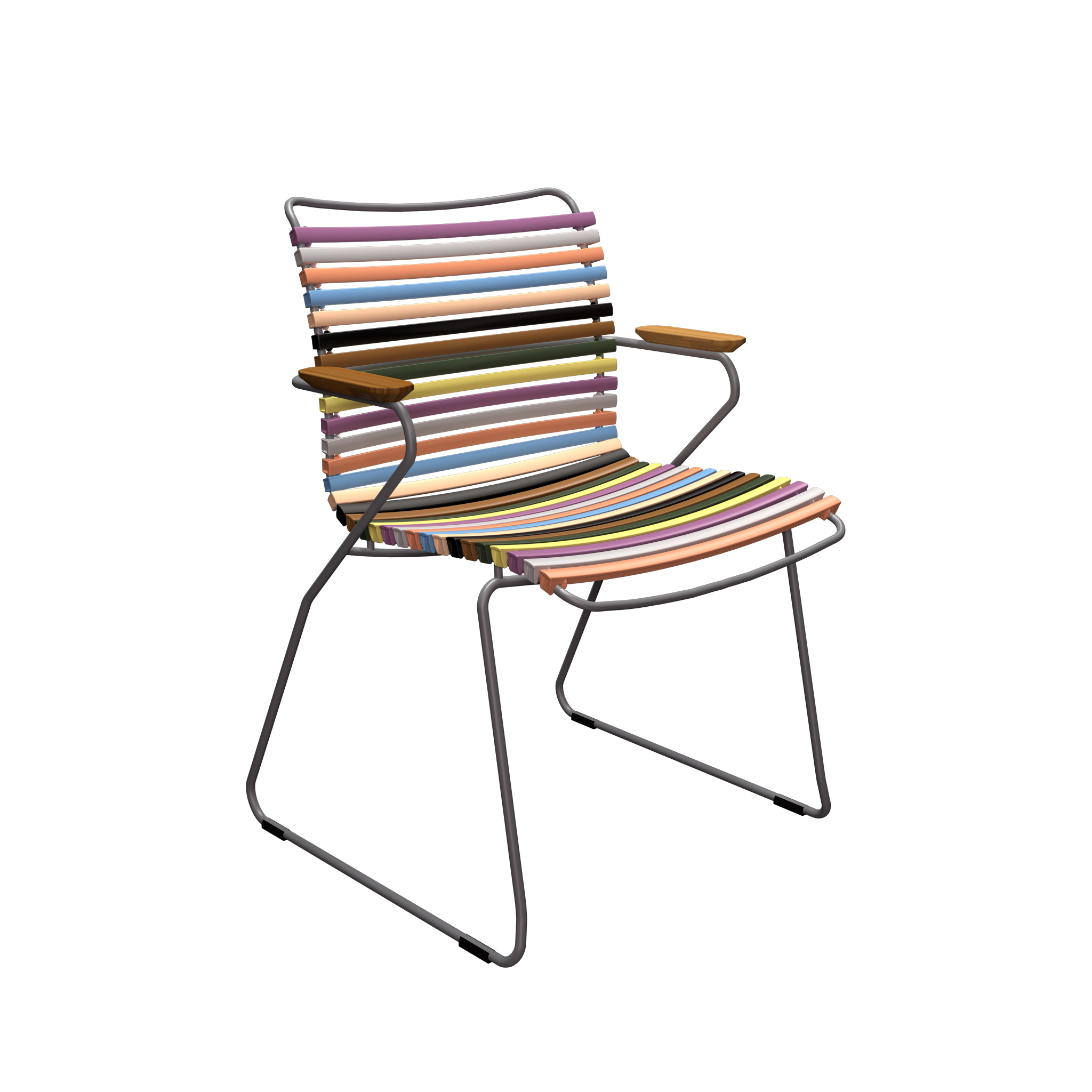 Houe // CLICK Dining Chair - garden chair with armrest, multi color 1