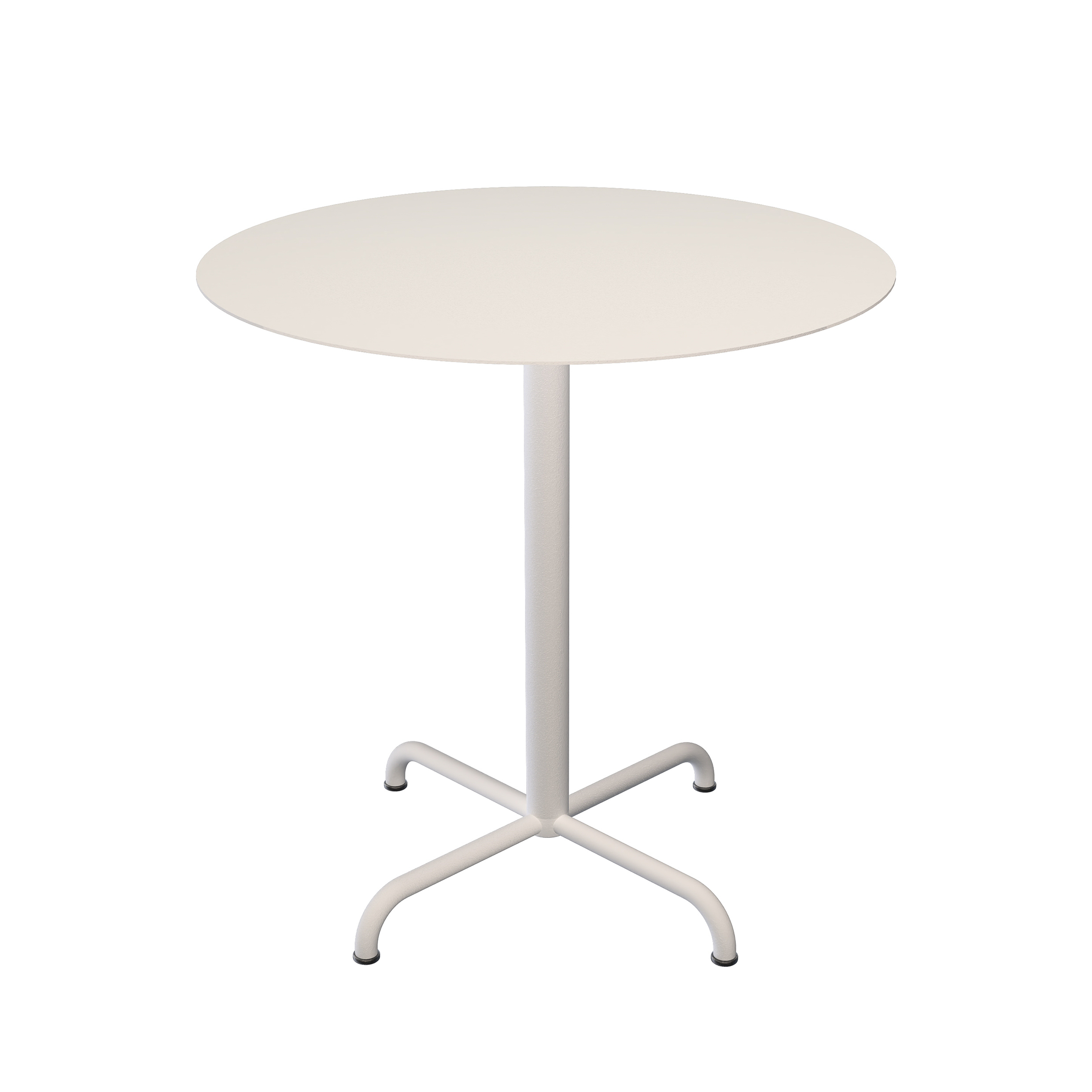 Houe // PICO Café Table - Bistro table, star base, Ø74cm, muted white