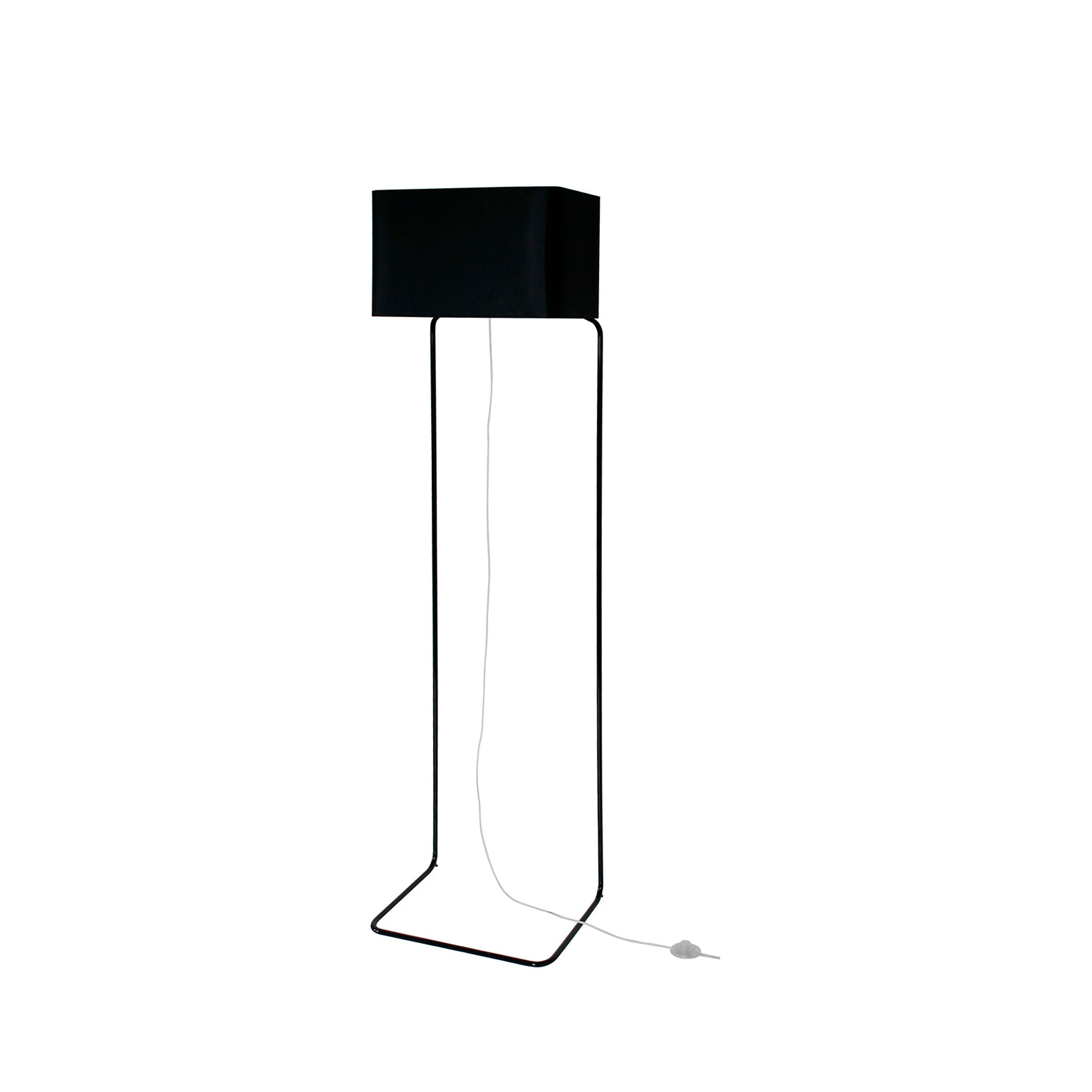 frauMaier // ThinLissie - Floor lamp, black, foot switch