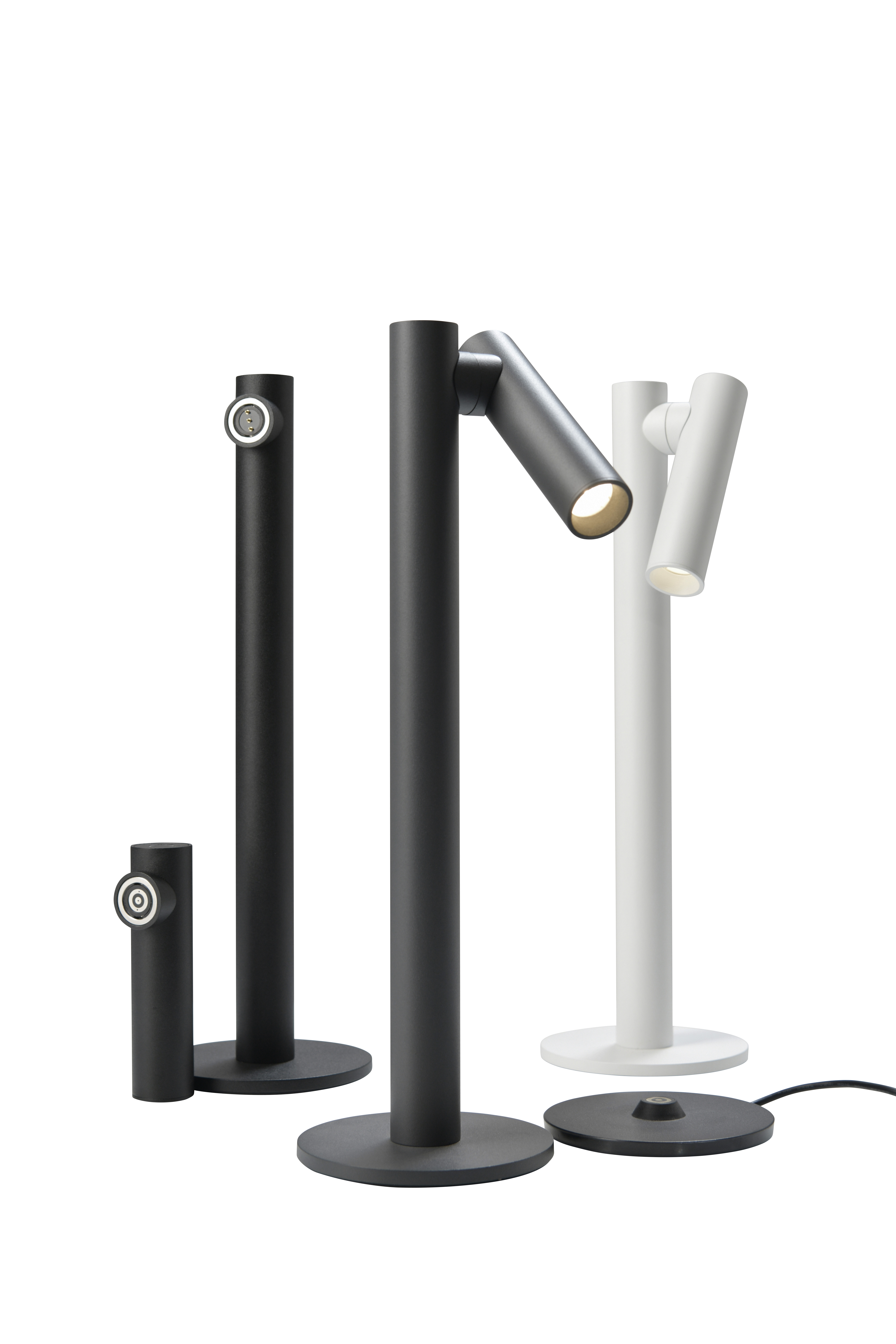 SOMPEX // TUBO BATTERY LAMP - DIMMABLE | 360° ROTATABLE | BLACK