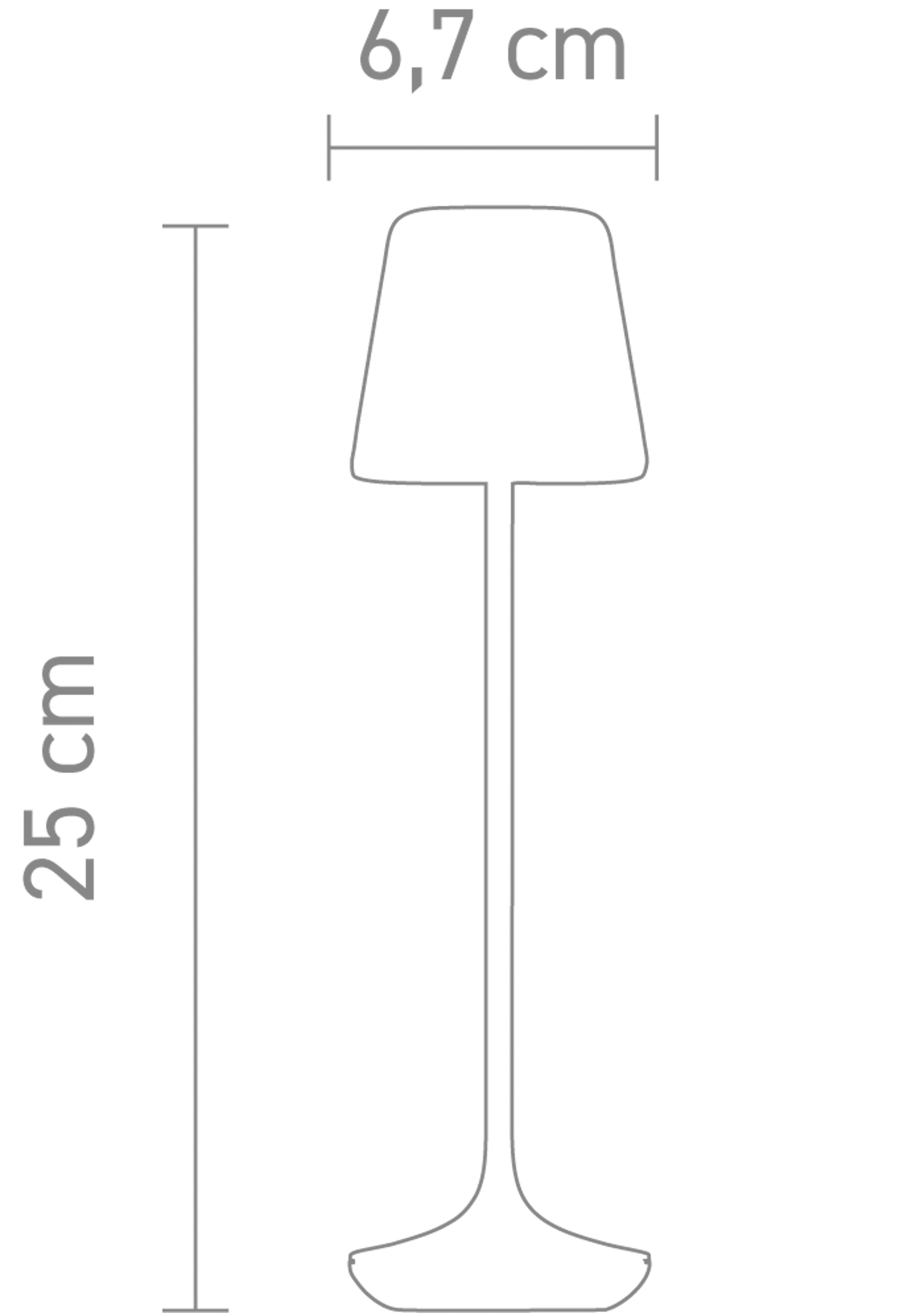 LEONARDO // CAPRI - BATTERY-POWERED TABLE LAMP | WHITE