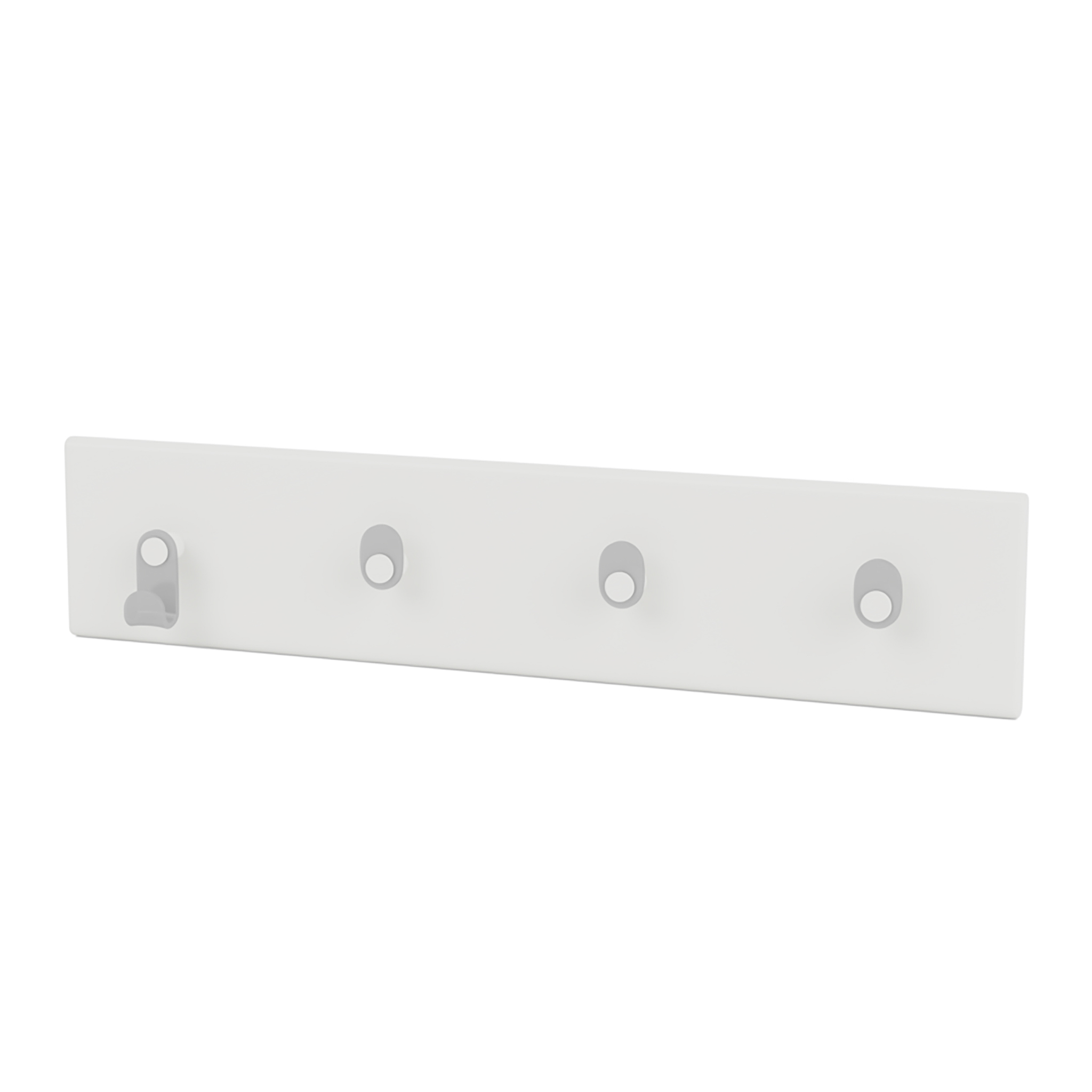 MONTANA // K812 - HOOK RAIL WITH FOUR BUTTONS | 01 WHITE
