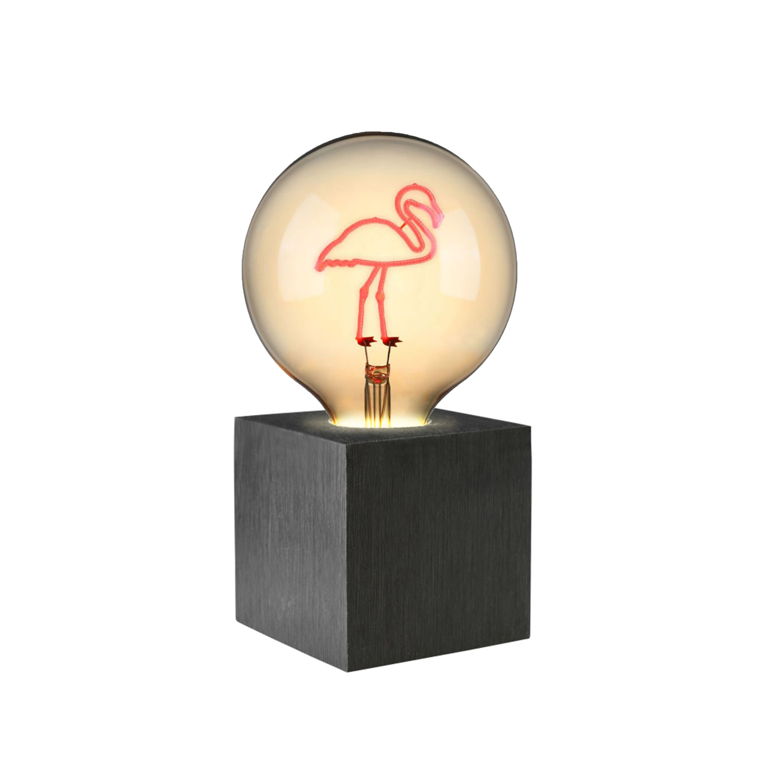 SOMPEX // CUBIC - TABLE LAMP CUBE |BLACK | FLAMINGO ROSA