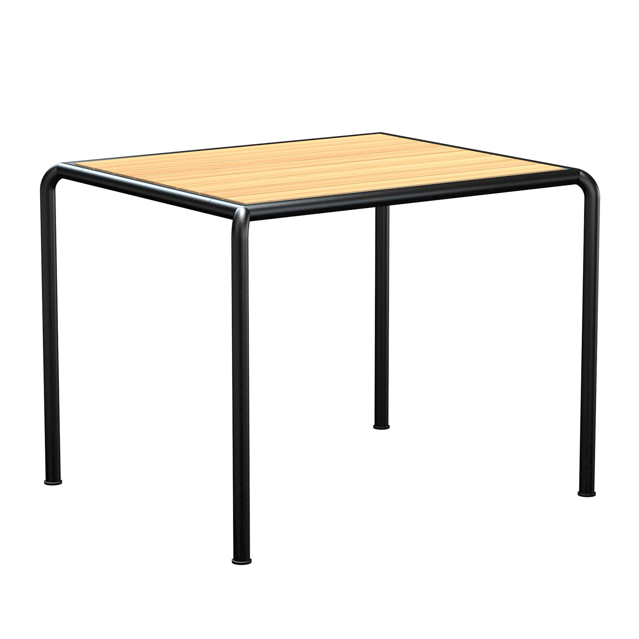 Houe // AVANTI Dining table - Outdoor dining table, 83x98cm, pine / black