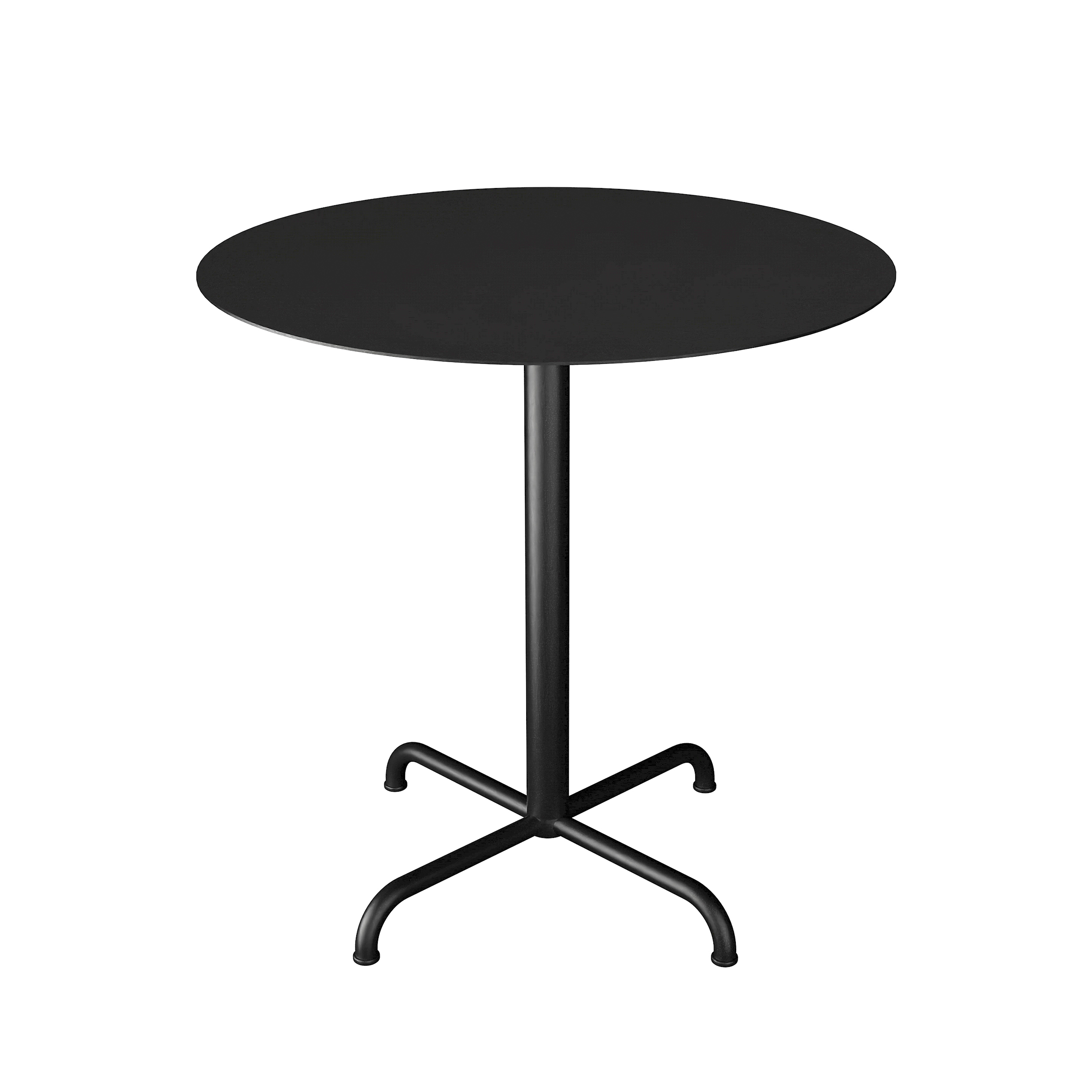 Houe // PICO Café Table - Bistro table, star base, Ø74cm, black