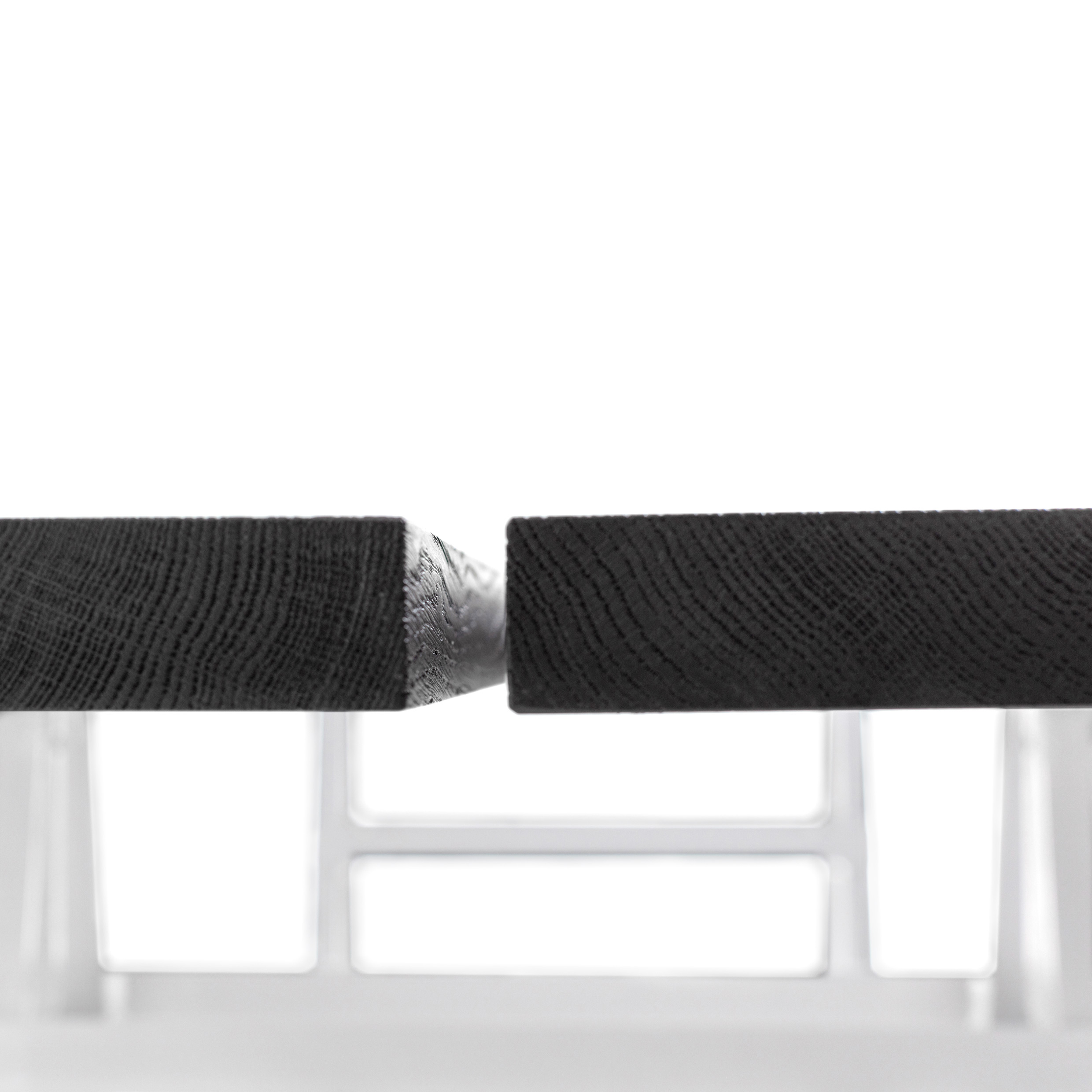 FORM EXCLUSIVE // JOON - IN-/OUTDOOR TABLE | BLACK CARED - 220CM X 45CM X 5CM - PAINT MONKEY WHITE
