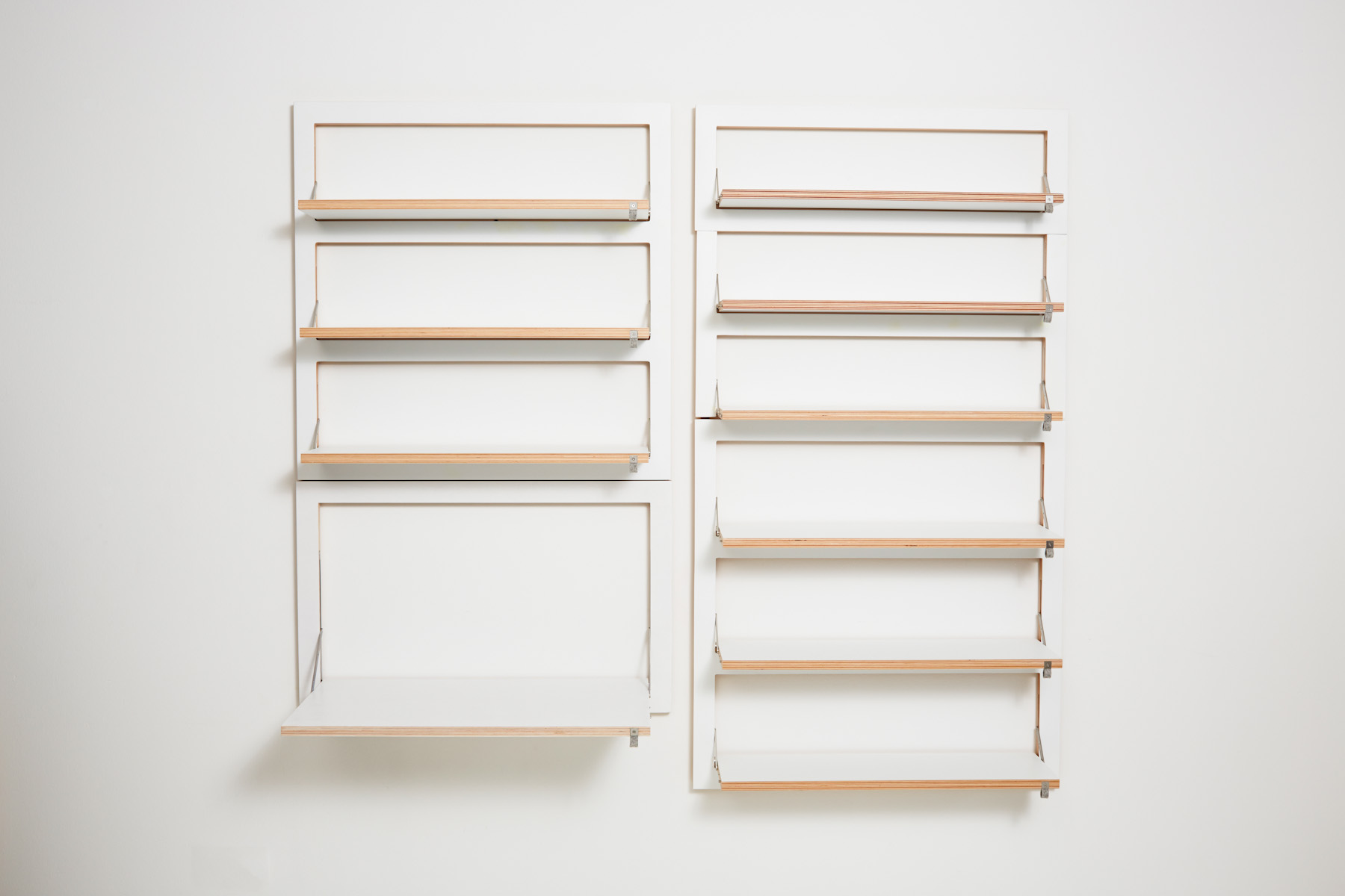 AMBIVALENZ // FLÄPPS - SHELF | 80X27-1 | WHITE