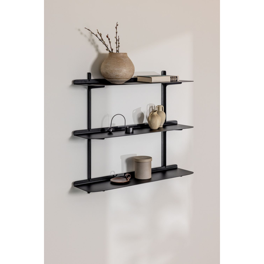 METALLBUDE // LINARA - WALL SHELF | BLACK | 3