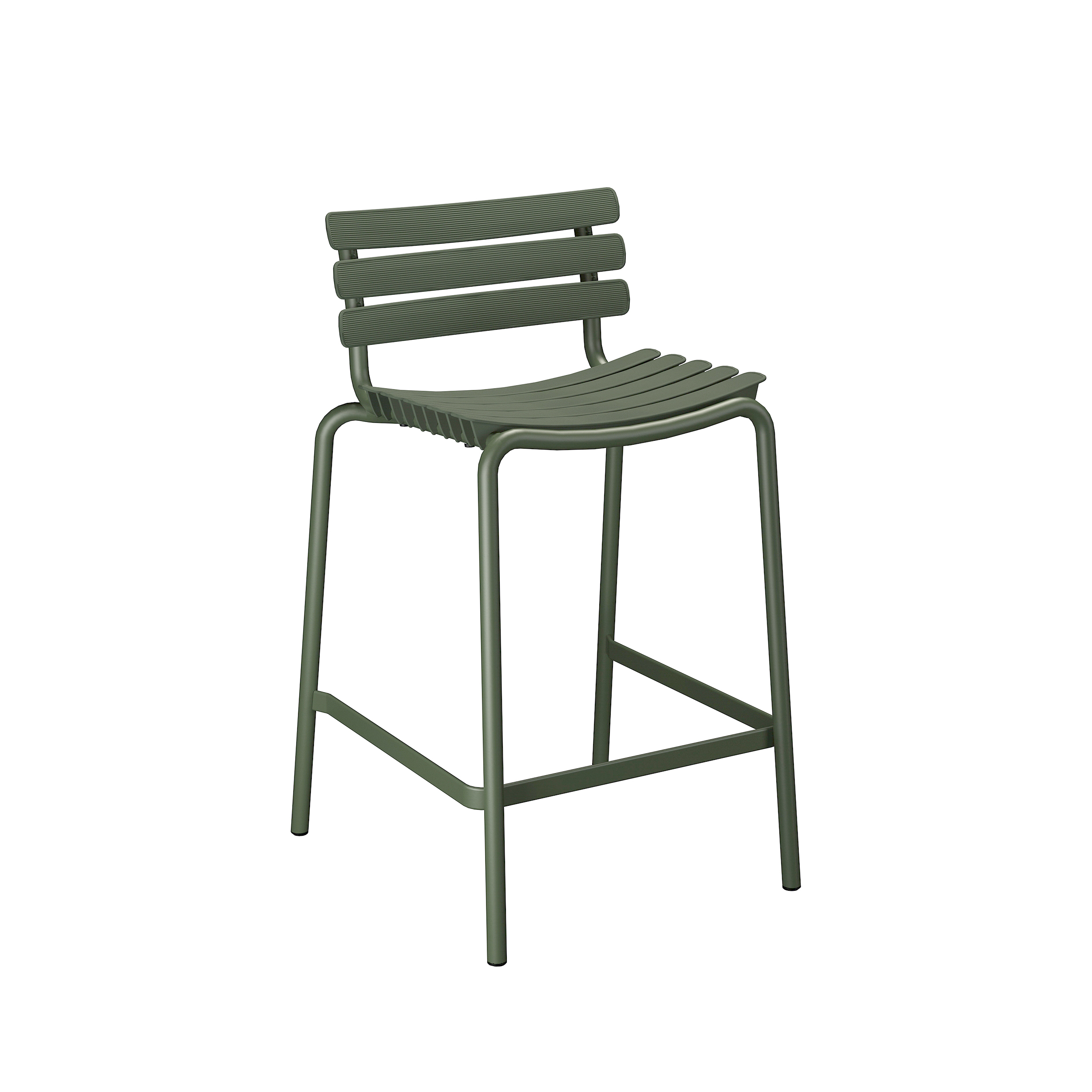 Houe // ReCLIPS - Counter Chair, Olive green