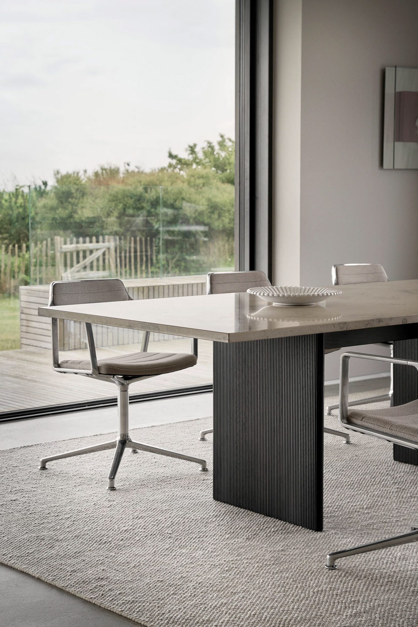 VIPP 496 // CABIN SQUARE TABLE | PIETRA GREY | LIGHT OAK