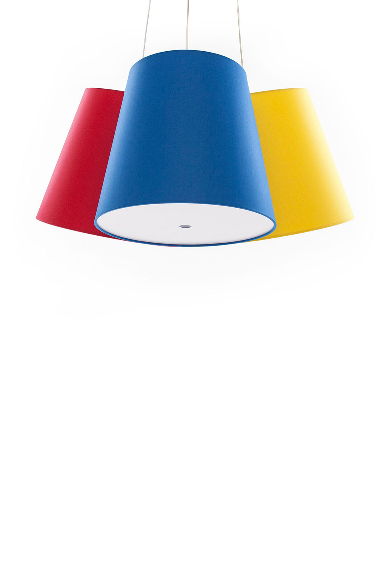 frauMaier // Single SmallCluster - Pendant lamp, red