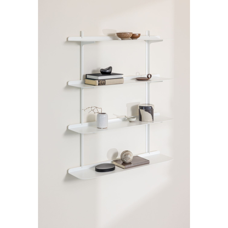 METALLBUDE // LINARA - WALL SHELF | WHITE | 4