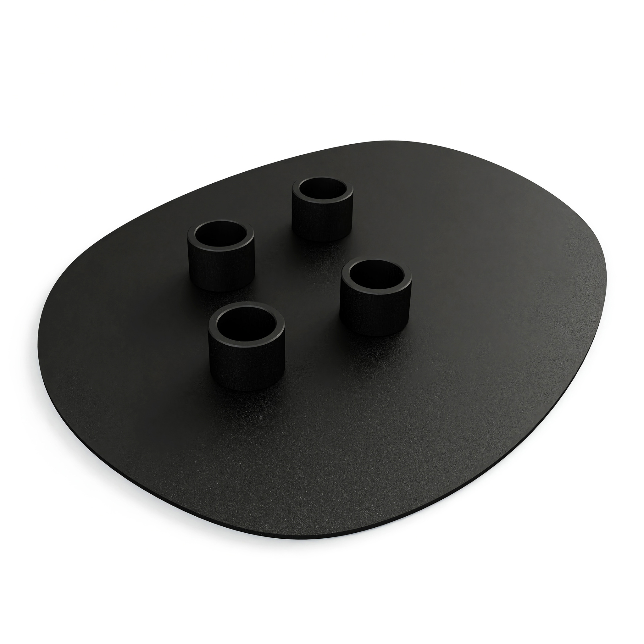 METALLBUDE // NOA L - CANDLE HOLDER | BLACK - 2-PACK