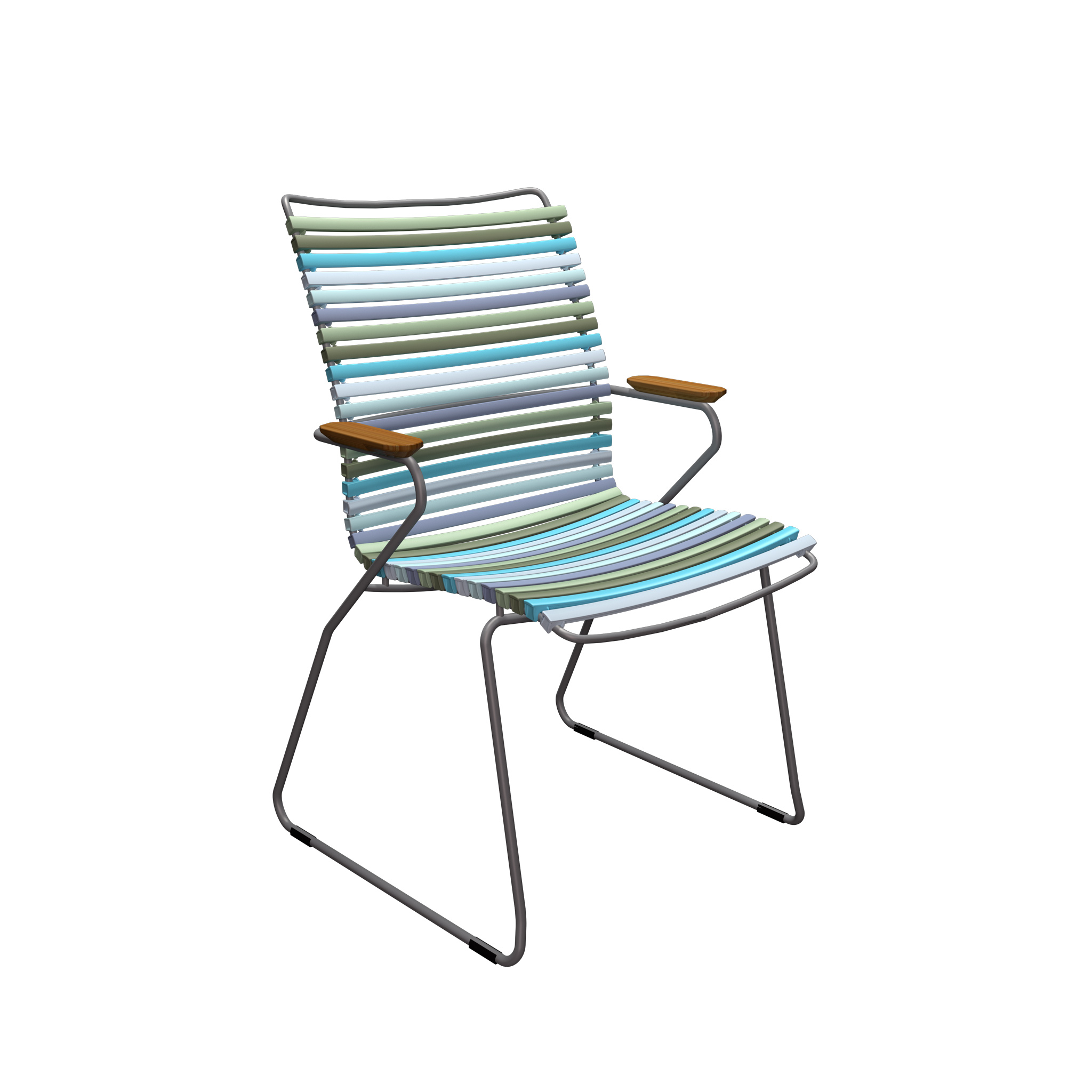 Houe // CLICK Dining Chair - Armchair with high backrest, multi color 2