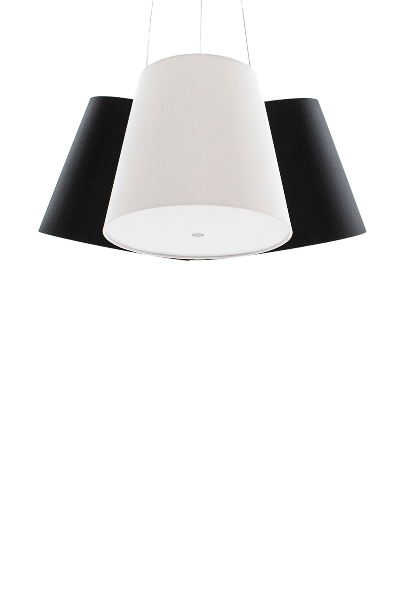 frauMaier // Cluster (3 shades) - Pendant lamp, black