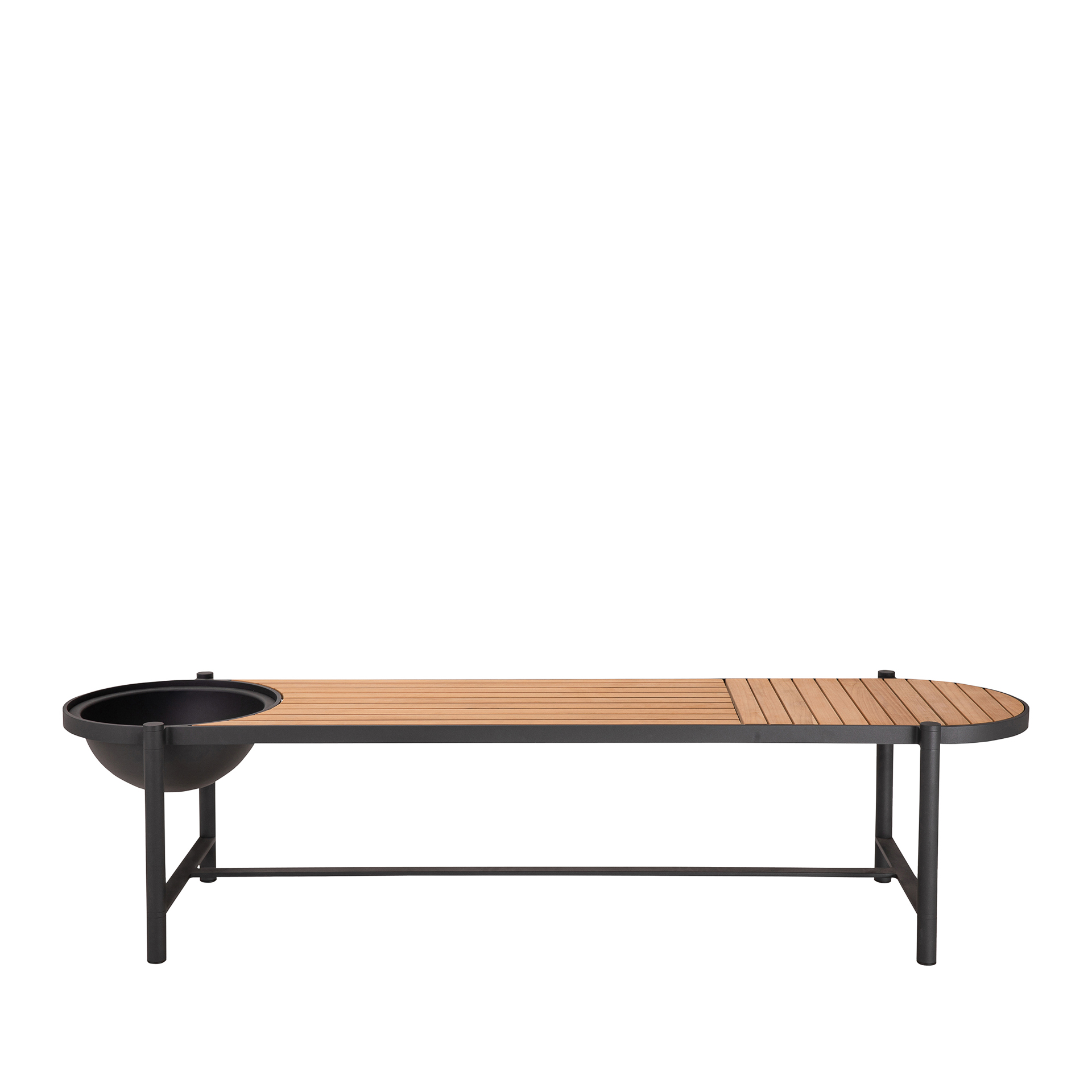 MINDO // MINDO 117 BENCH W BOWL | DARK GRAY