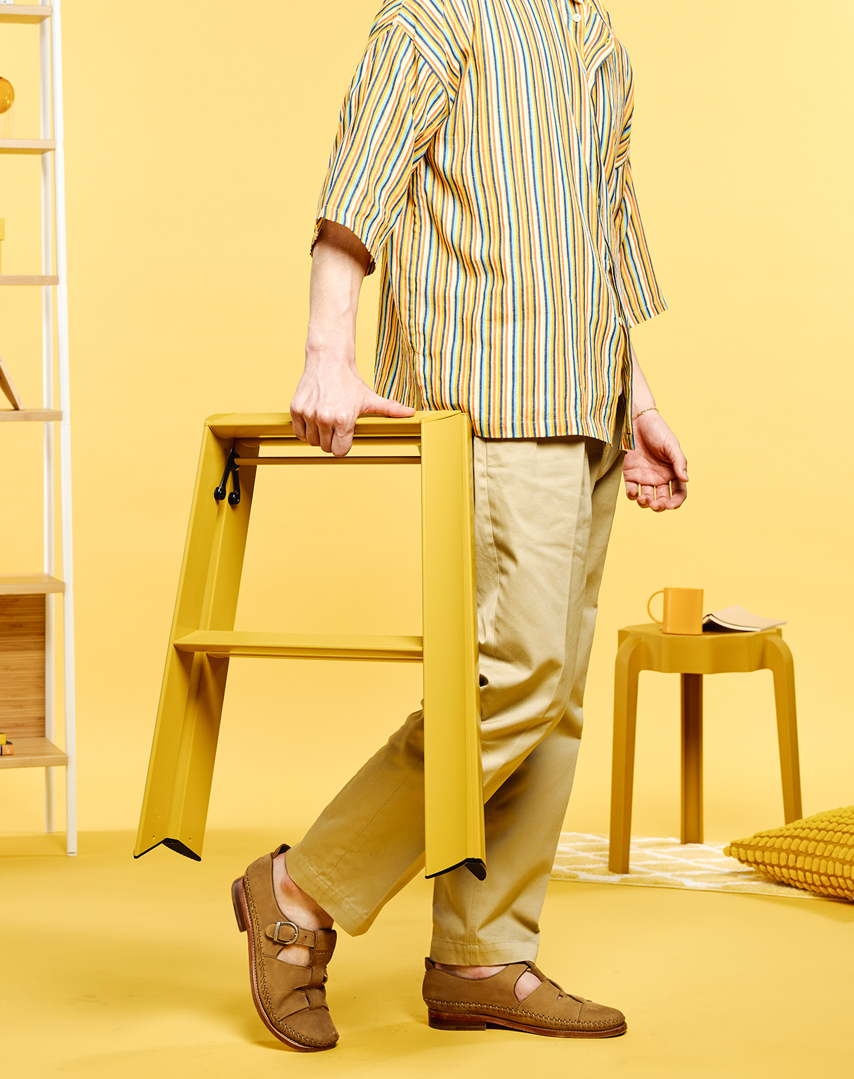 METAPHYS // LUCANO 2 STEP - STEP LADDER | 2-STEP | MUSTARD YELLOW