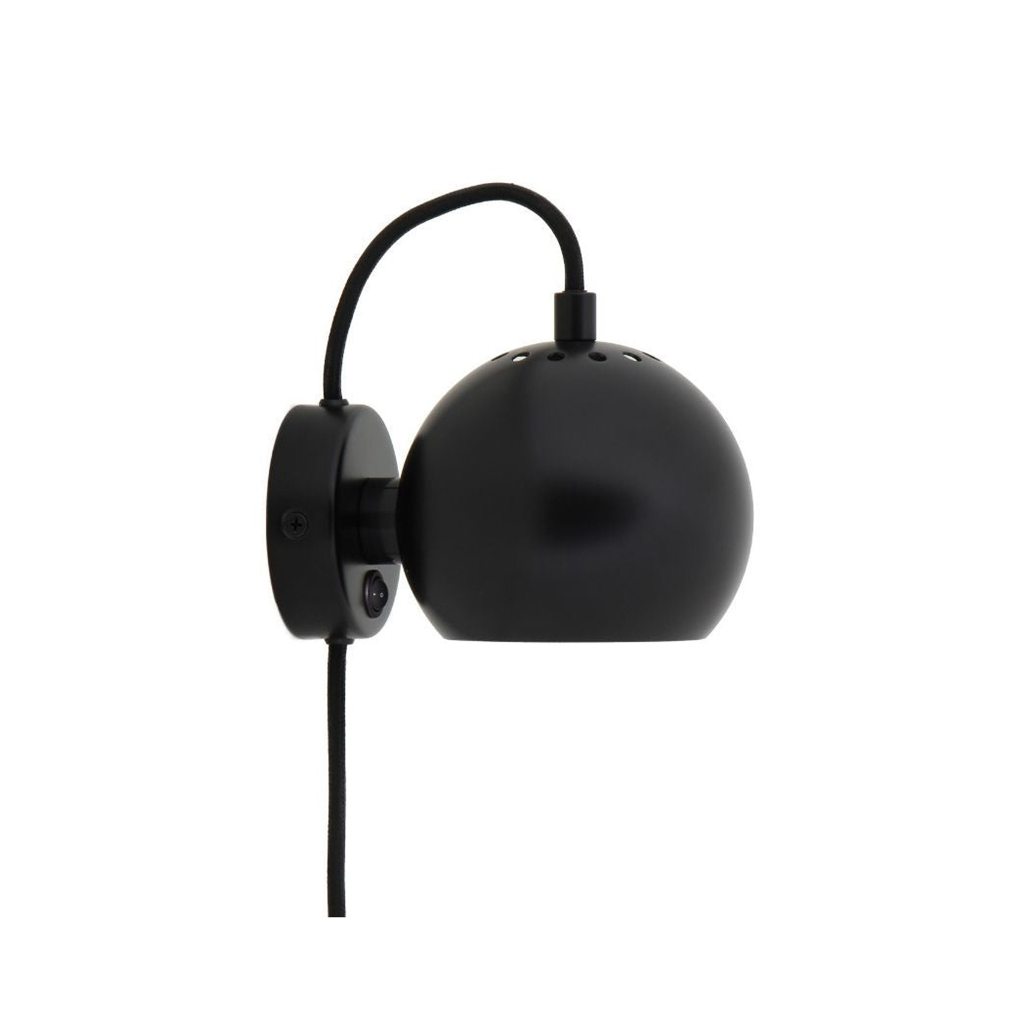 FRANDSEN // BALL WALL LAMP Ø12 EU - MATT BLACK