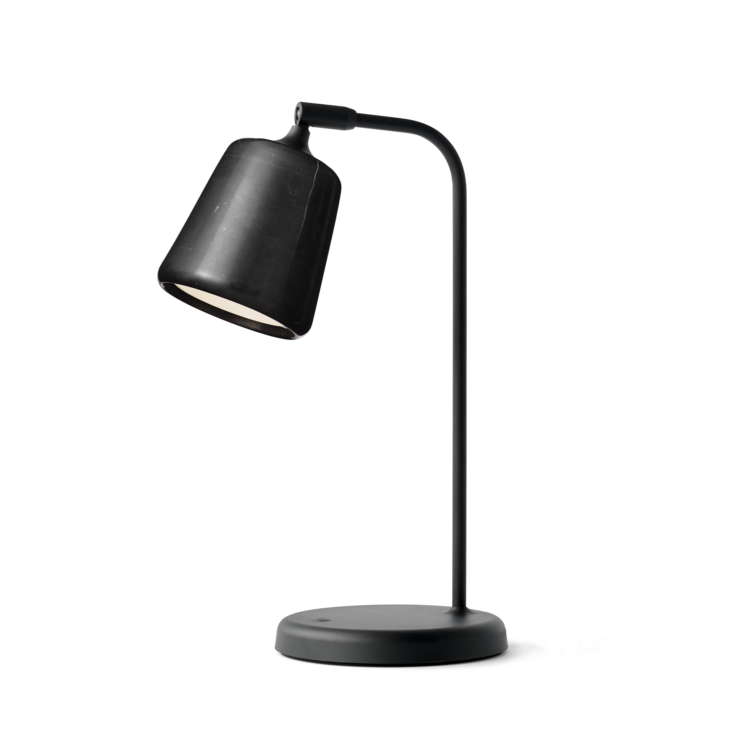 NEW WORKS // MATERIAL TABLE LAMP  - TISCHLAMPE | BLACK MARBLE | SCHWARZ