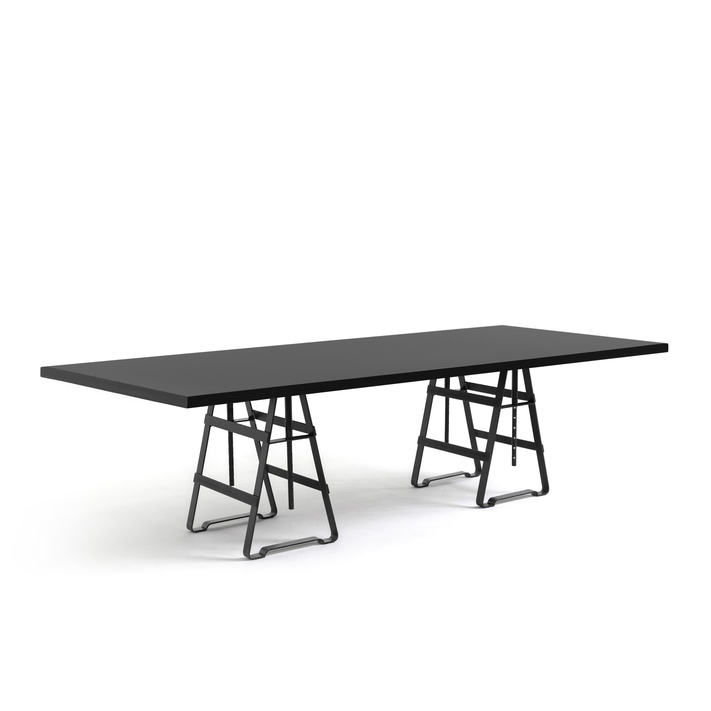 FORM EXCLUSIV // KUNO - TISCH | FENIX | SCHWARZ  - SCHWARZ - LACKAFFE BLACK - 260CM X 100CM X 4CM