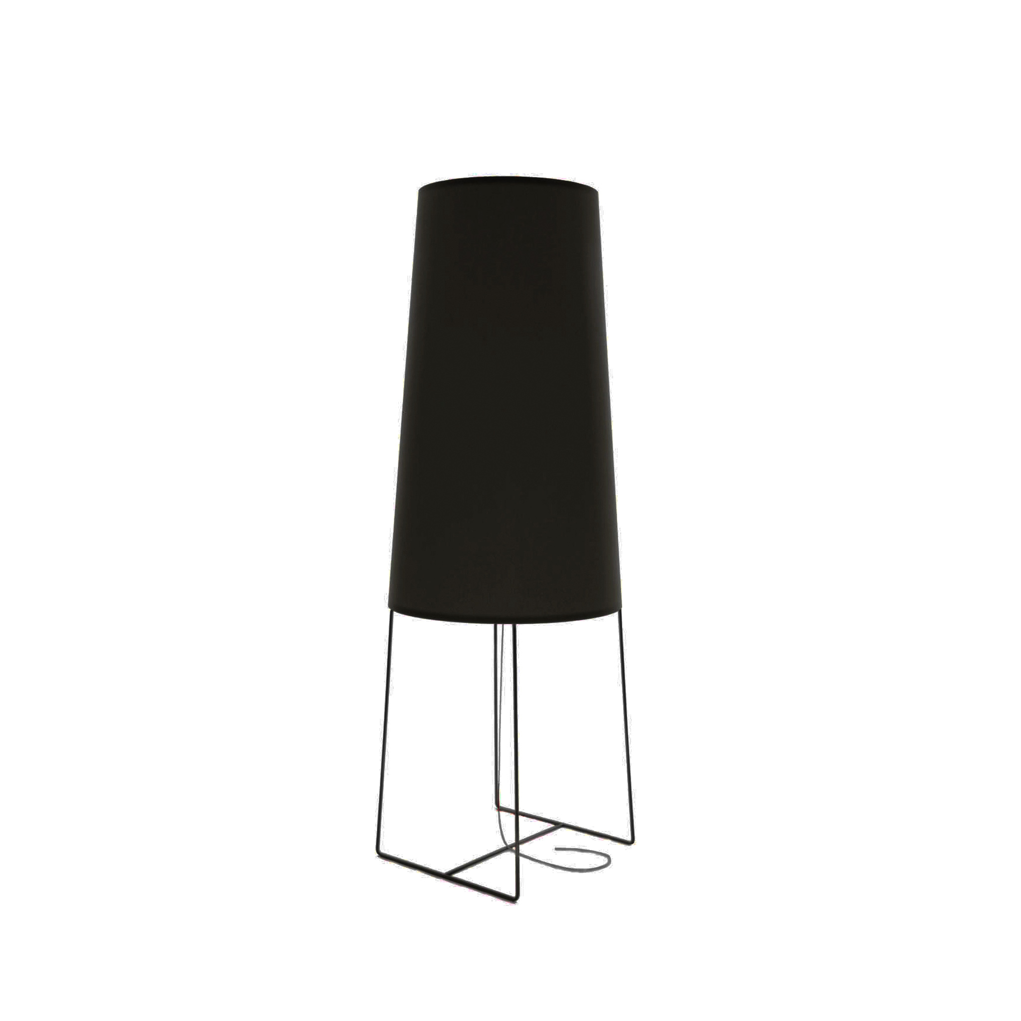 frauMaier // FatSophie StDim - Floor lamp, black, foot switch, with StDim