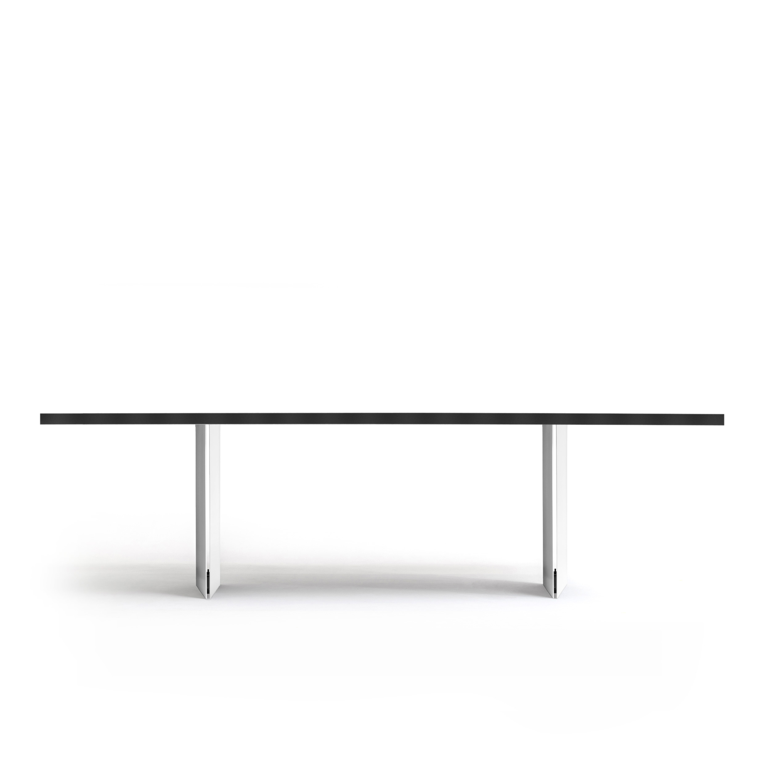 FORM EXCLUSIV // KUNO - TISCH | FENIX | SCHWARZ  - DOUBLE WHITE - SCHWARZ - 260CM X 100CM X 4CM
