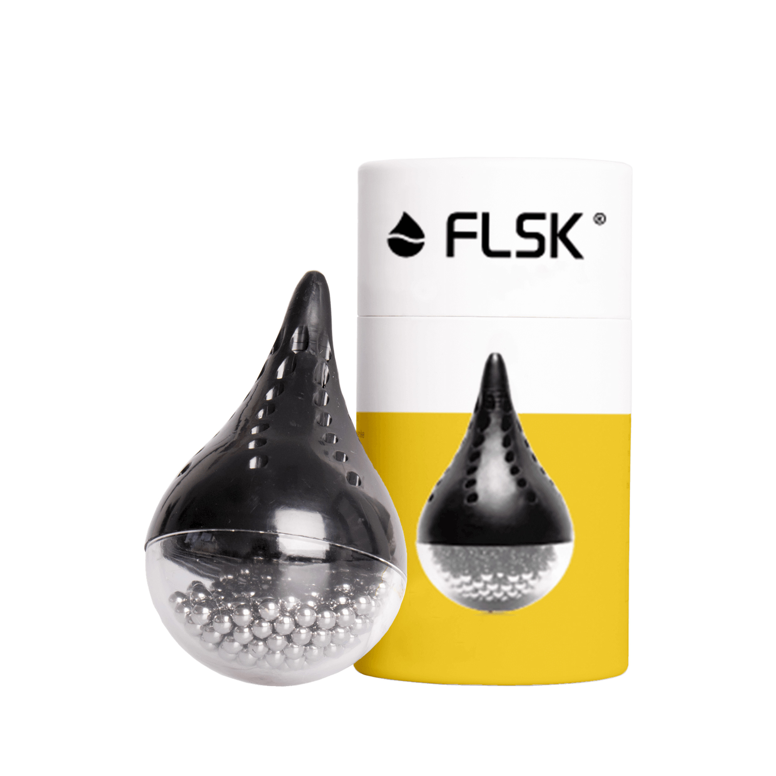 FLSK // CLNR BALLS - CLEANING BEADS | BLACK