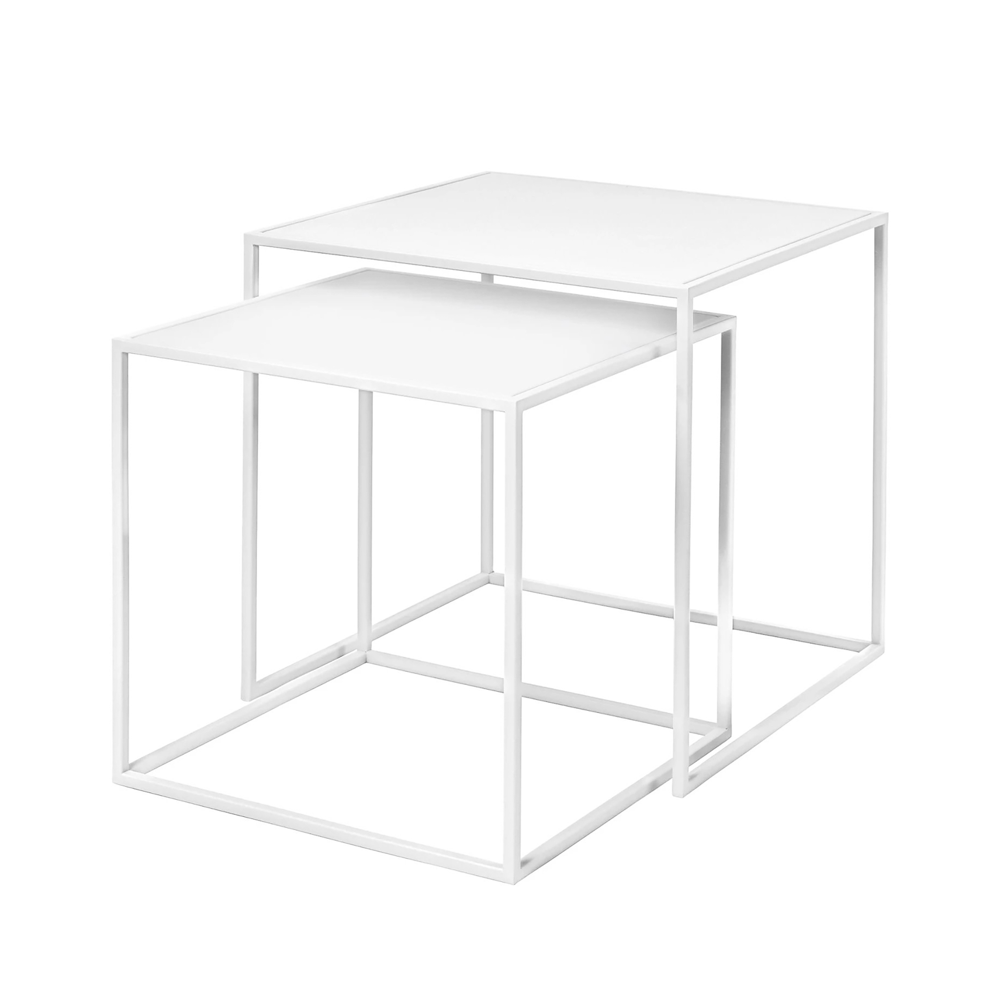 BLOMUS // FERA - SIDE TABLES SET OF 2 | WHITE