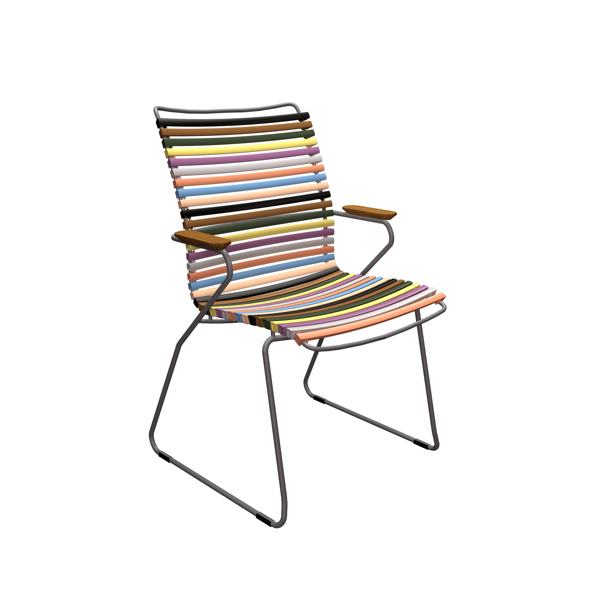 Houe // CLICK Dining Chair - Armchair with high backrest, multi color 1