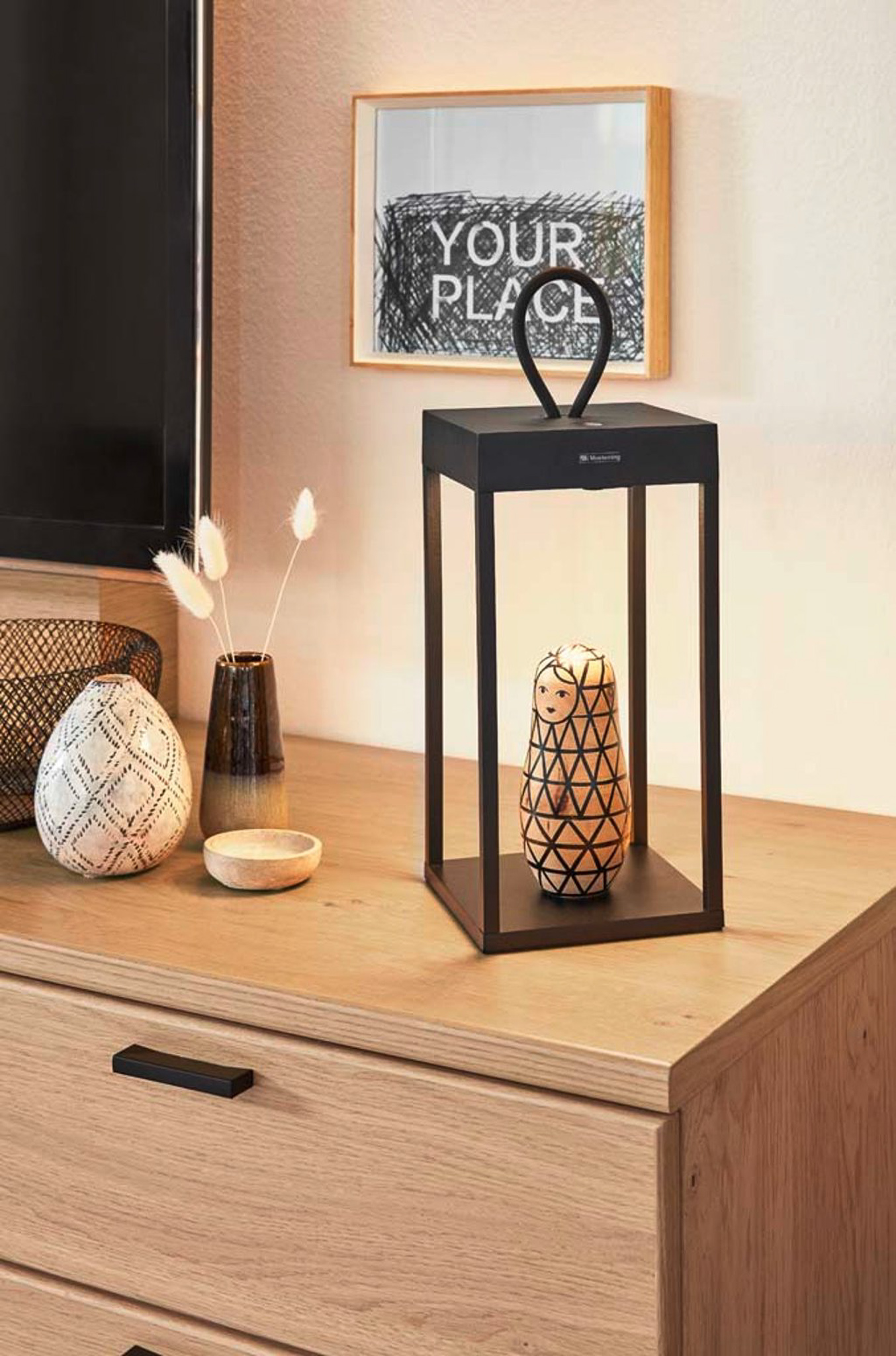 MUSTERRING // GRACE - OUTDOOR LAMP | BLACK | 30CM