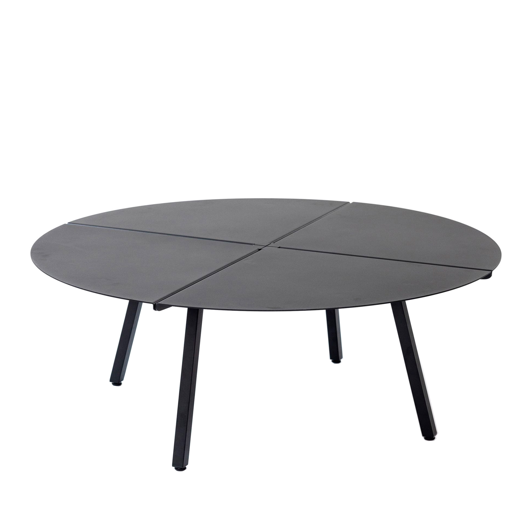 METALLBUDE // SUNIVA - OUTDOOR LOUNGE TABLE | ROUND | BLACK