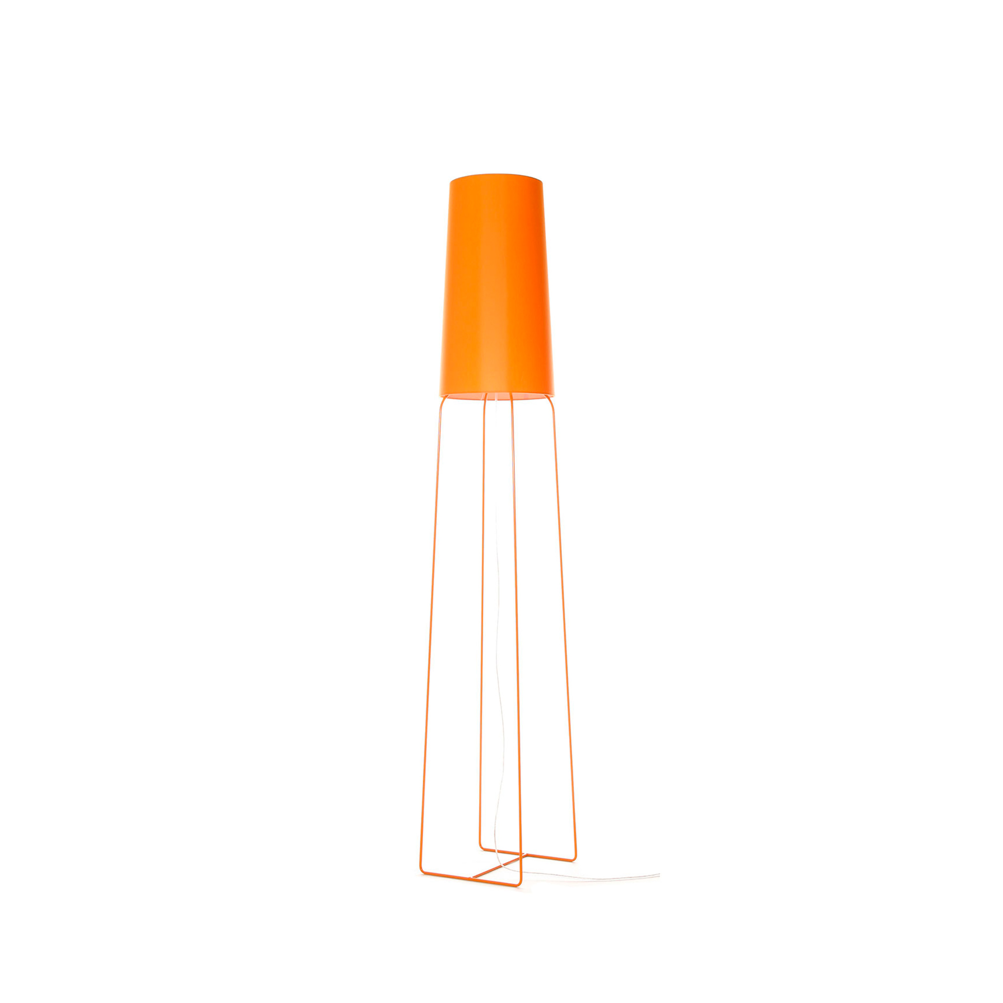 frauMaier // SlimSophie StDim - Floor Lamp, orange, foot switch, with StDim