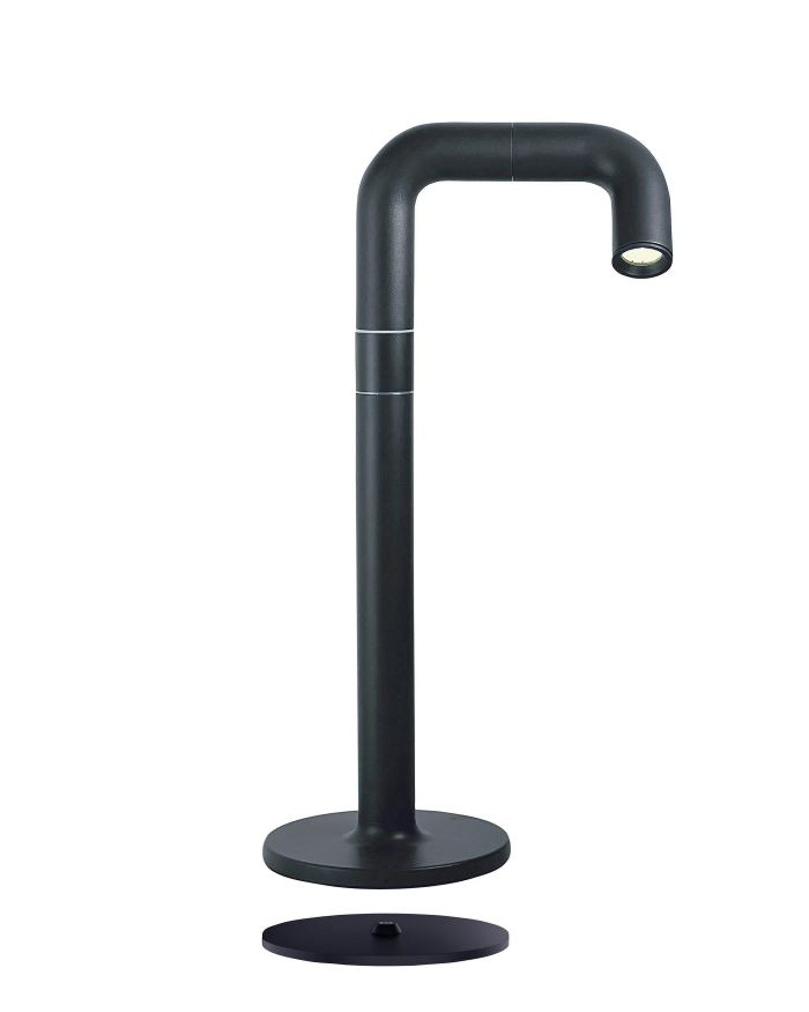 NEWDES // PIPE T - BATTERY TABLE LAMP | ANTHRACITE | 38CM