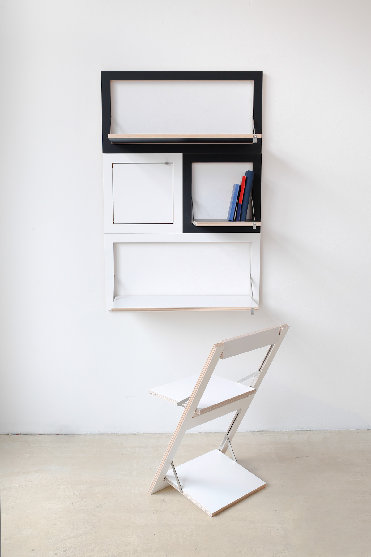 AMBIVALENZ // FLÄPPS - SHELF | 80X40-1 | WHITE