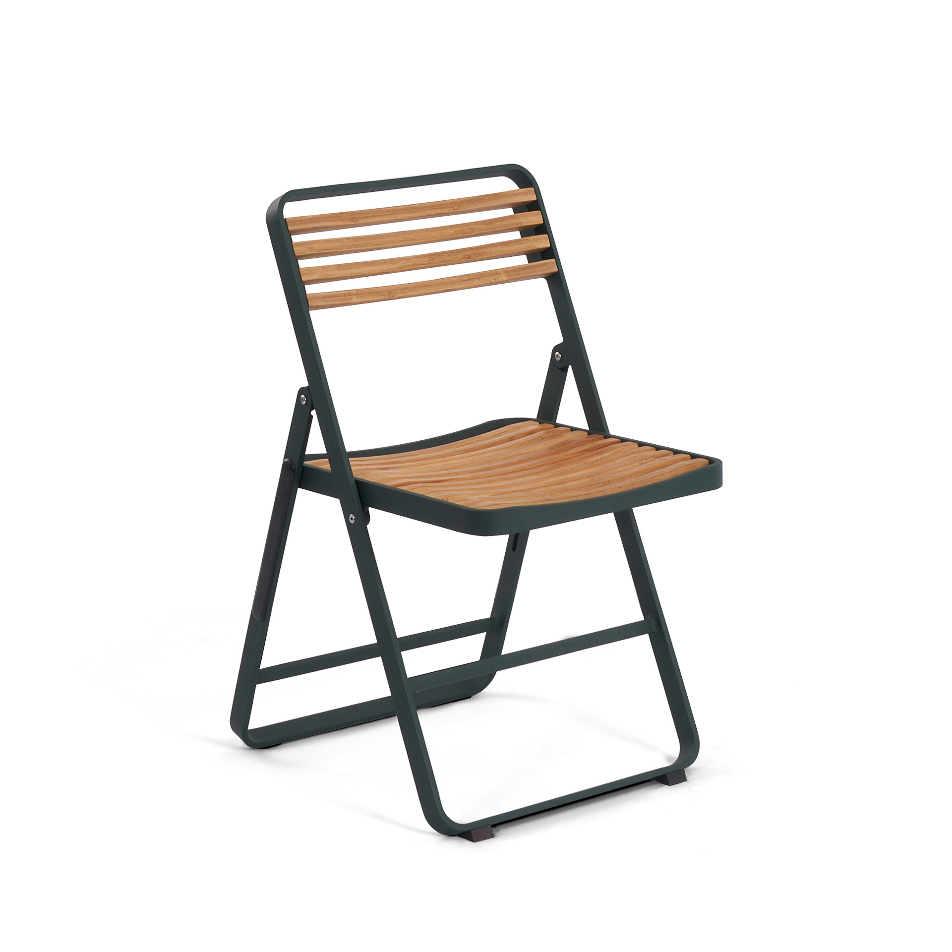 MINDO // MINDO 121 FOLDABLE DINING CHAIR | DARK GREEN