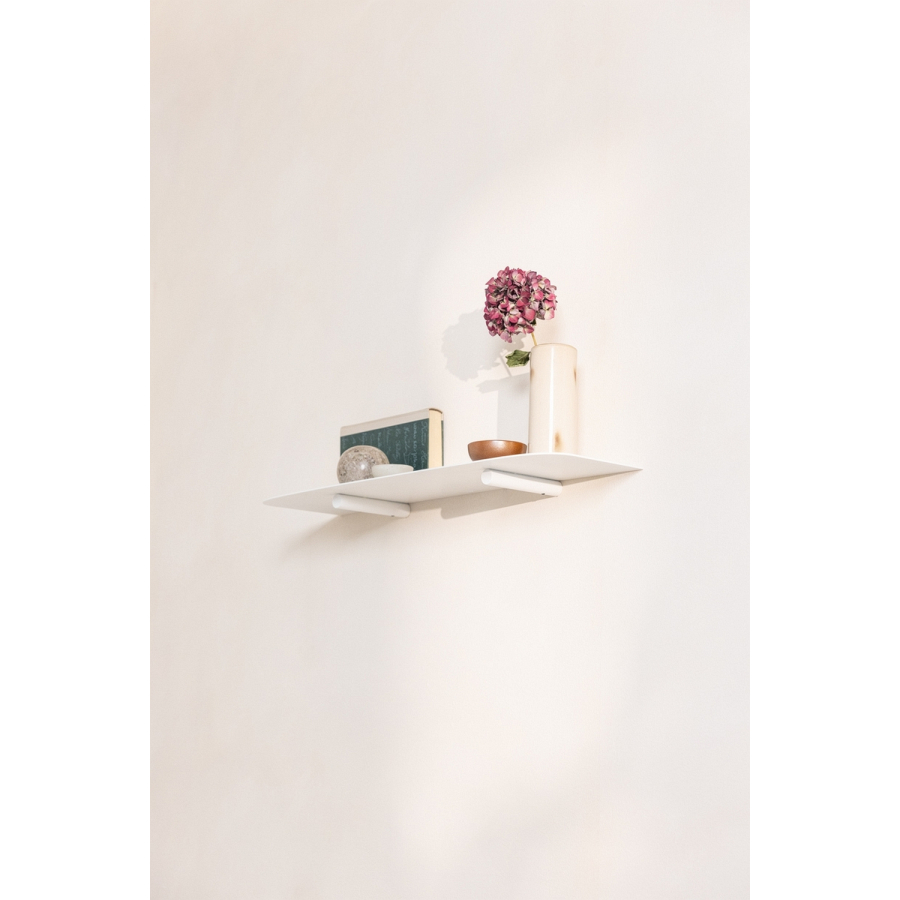 METALLBUDE // LENN - WALL SHELF | WHITE | L