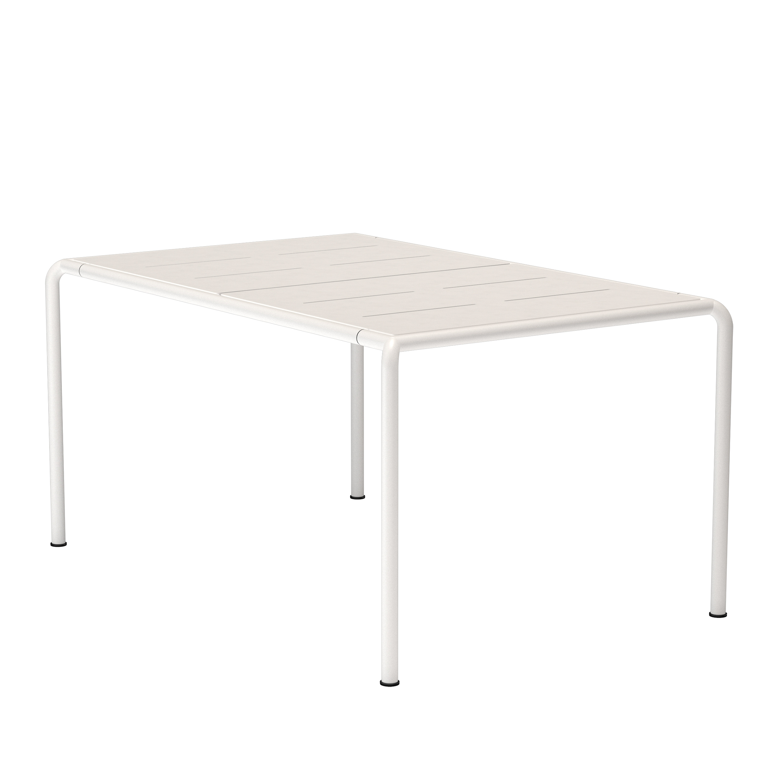 Houe // AVANTI Dining table - Outdoor dining table, 153x98cm, Muted White / Muted White