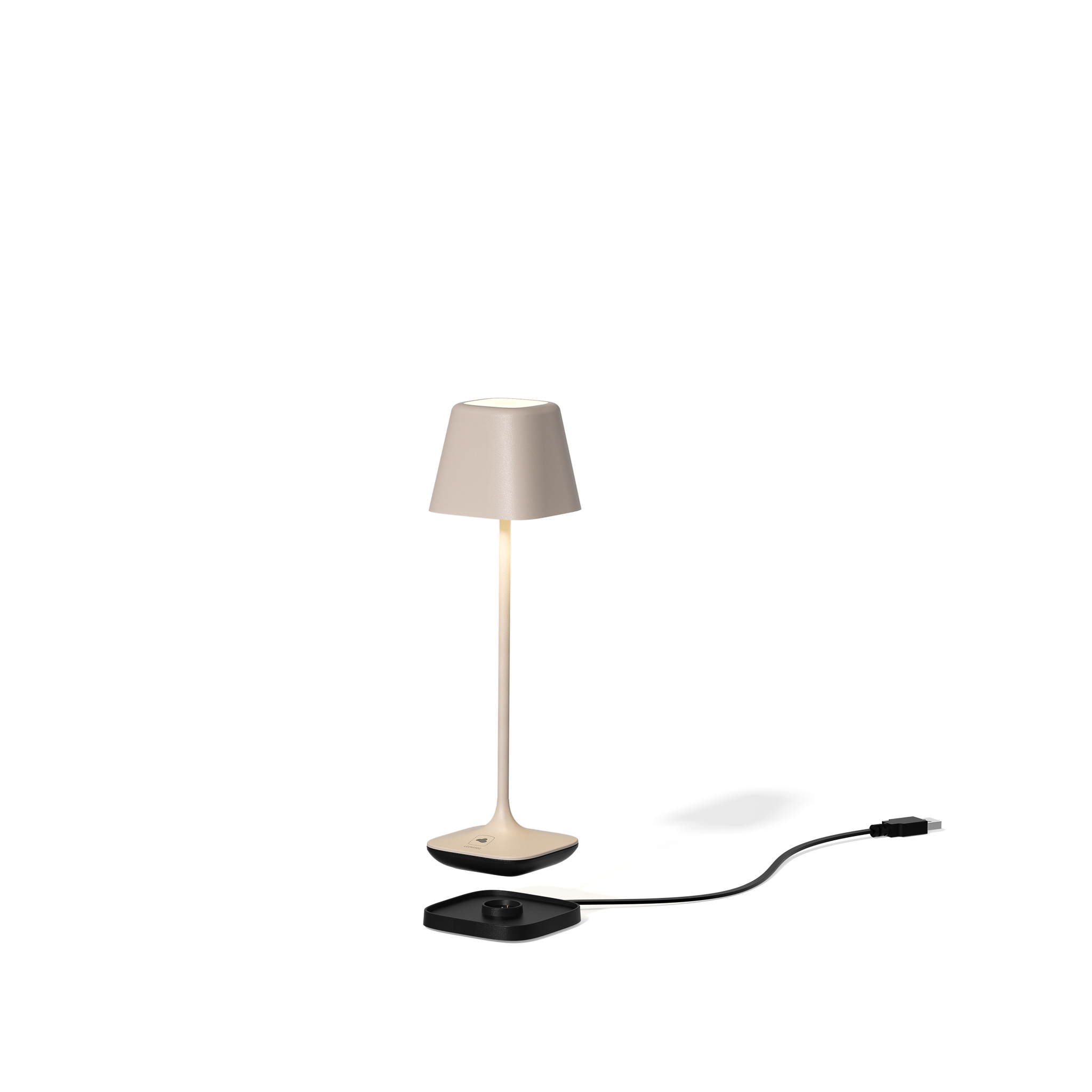 LEONARDO // CAPRI - BATTERY-POWERED TABLE LAMP | SAND