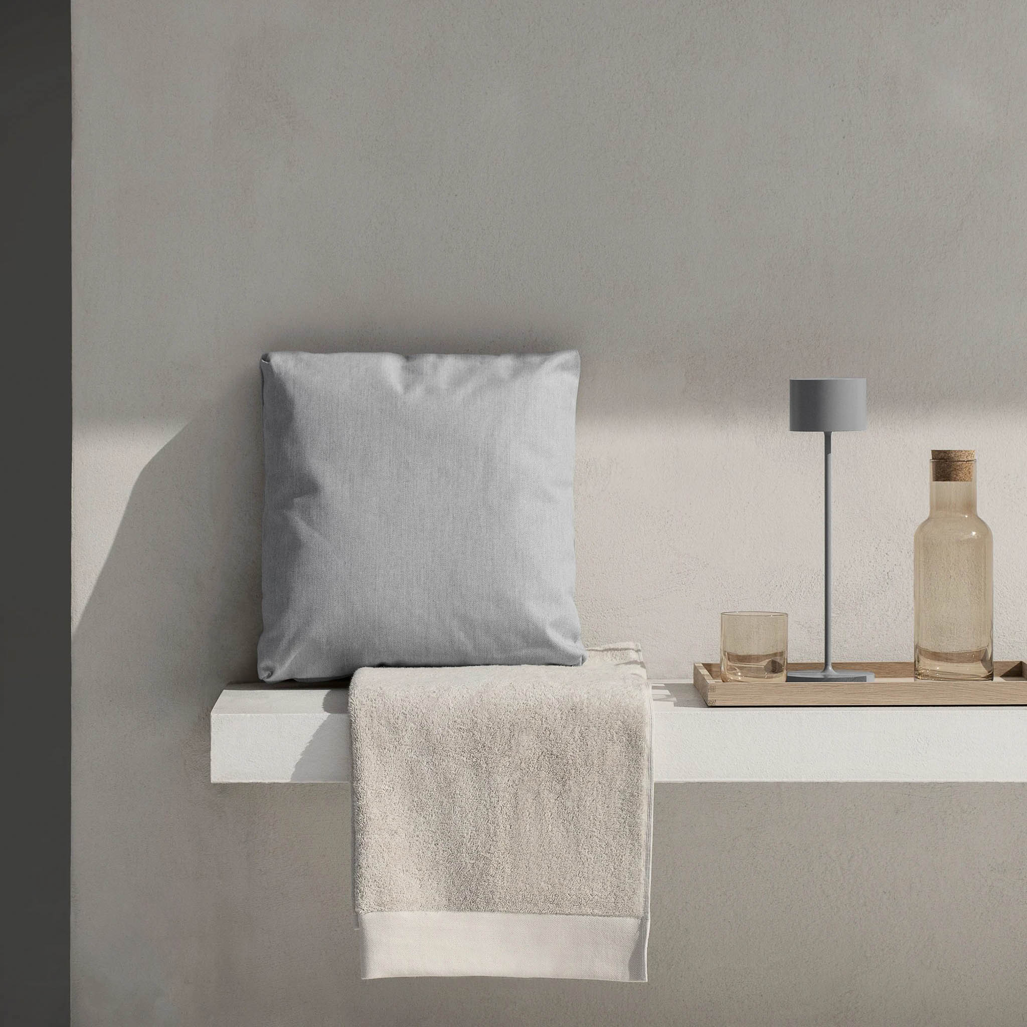 BLOMUS // RIVA - BADETUCH | 70 X 140 CM | WHITE