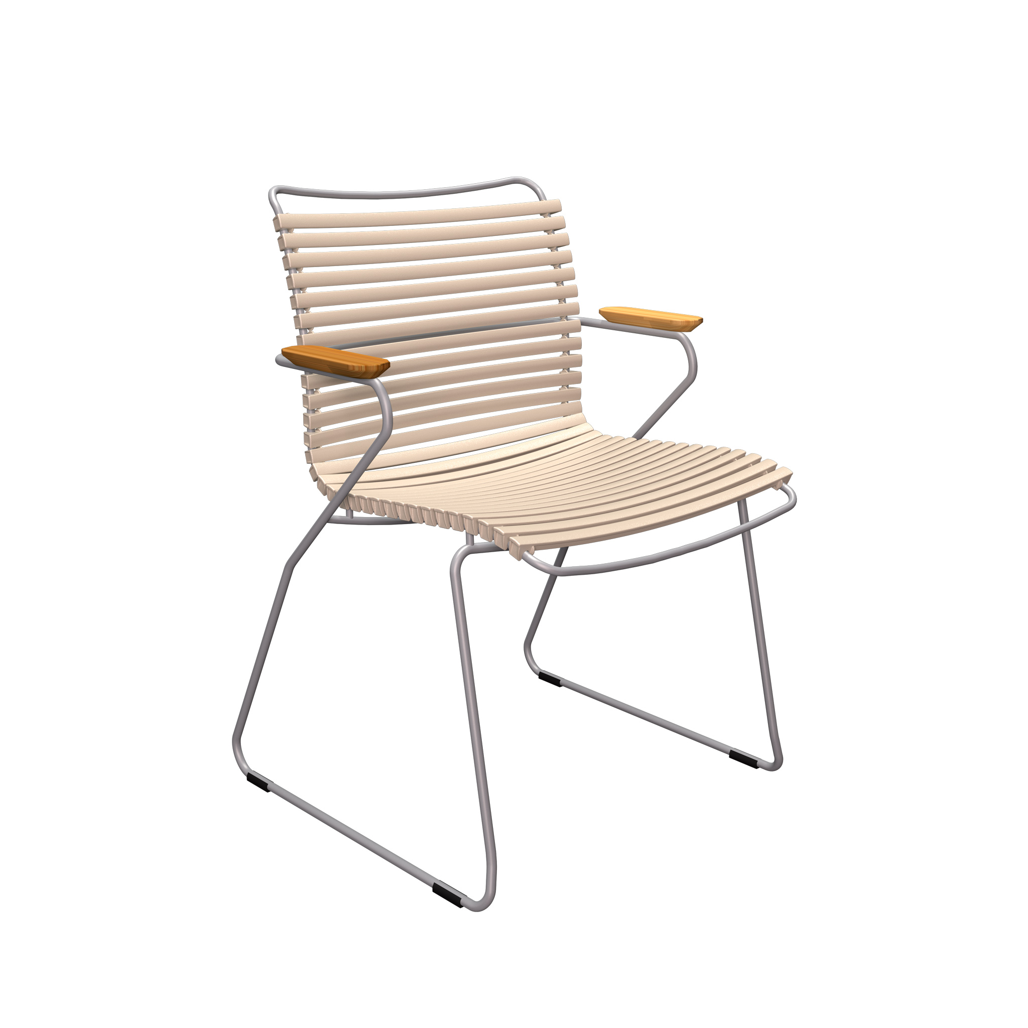 Houe // CLICK Dining Chair - garden chair with armrest, beige