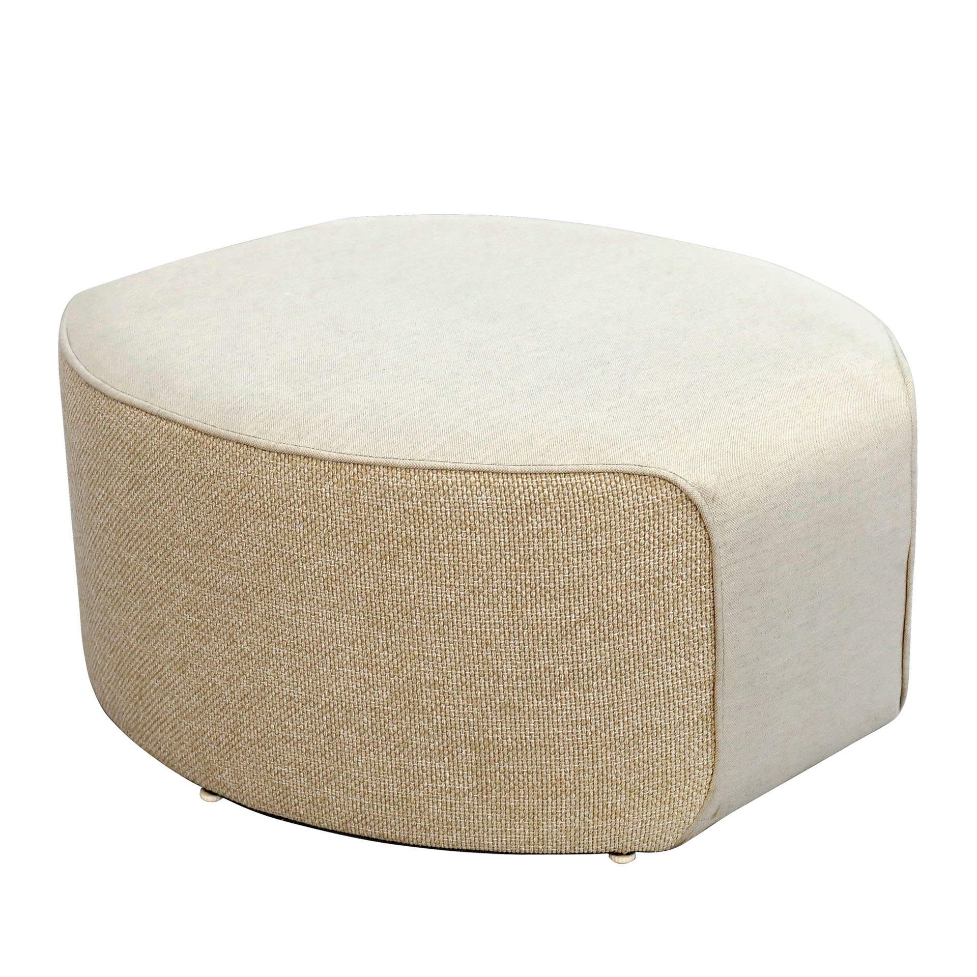 MINDO // MINDO 108 POUFF LARGE | WHITE BEIGE