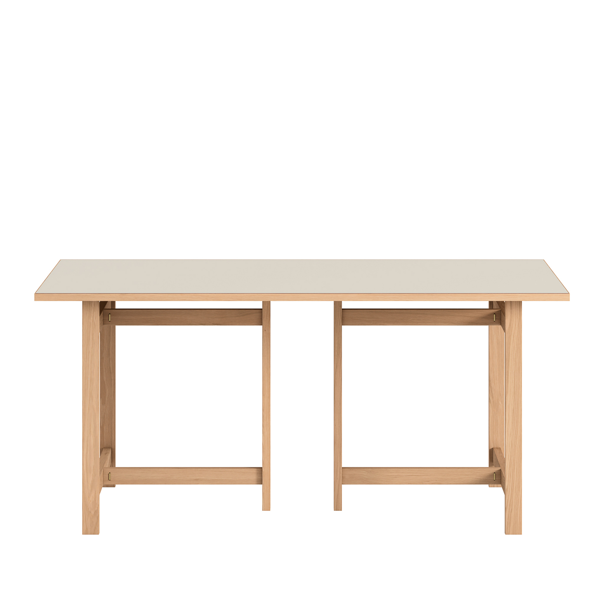 MOEBE // DINING TABLE - 160 x 90 CM | LIGHT GREY