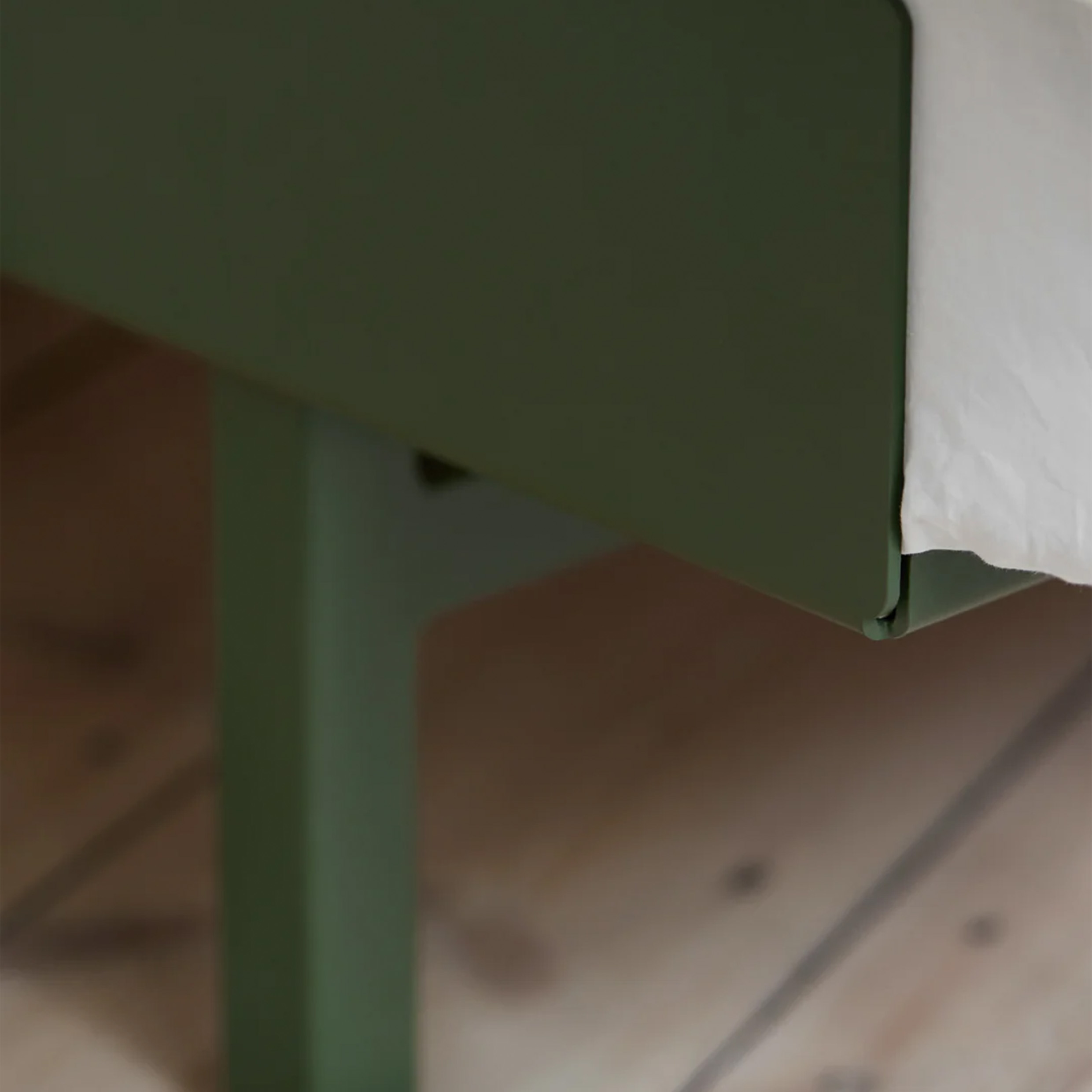 MOEBE // BETT 90 CM (TALL) - PINE GREEN | OHNE LATTENROST | KEINE ABLAGE