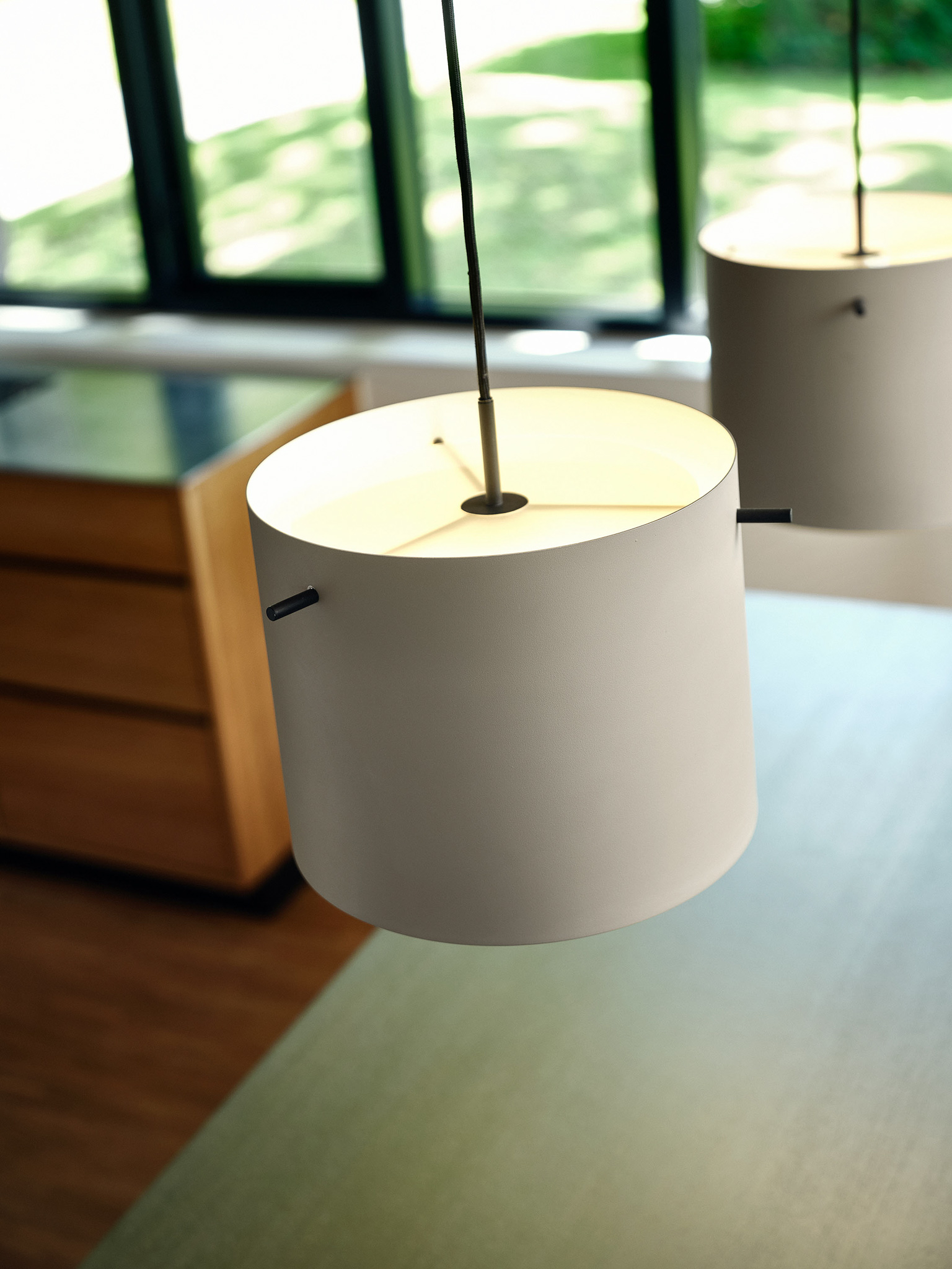 FRANDSEN // FM 1954 PENDANT Ø28 EU - PENDELLEUCHTE | MATT GREY STRUCTURE