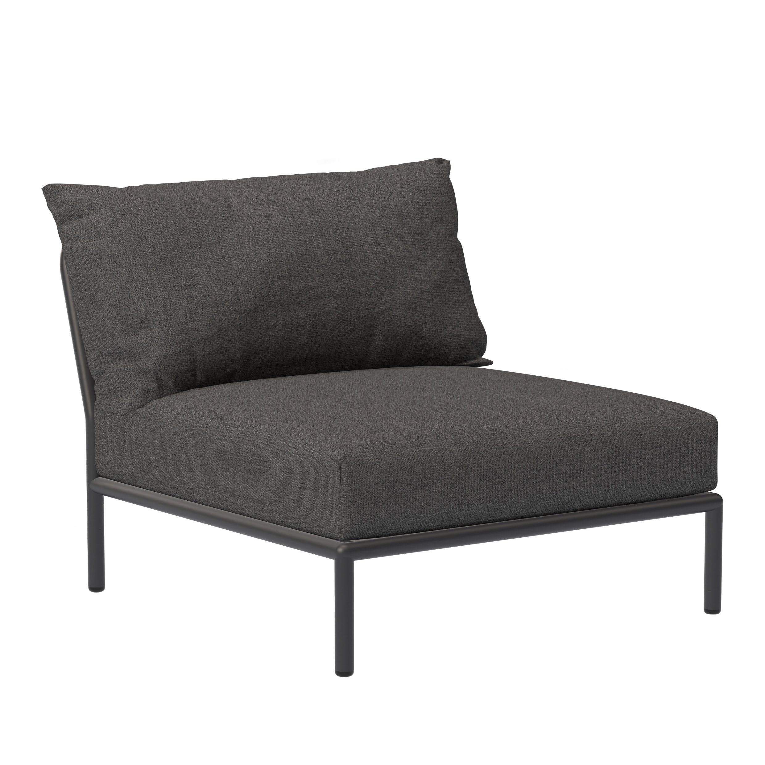 Houe // LEVEL 2 Chair - Lounge chair, Dark grey / Dark grey