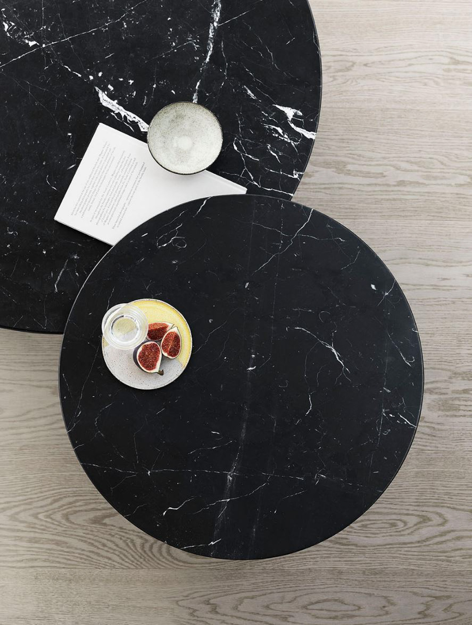 VIPP 423 // COFFEE TABLE - SIDE TABLE, Ø60, MARBLE, BLACK